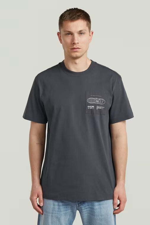 G-Star - Applique Graphic T-Shirt Petrol