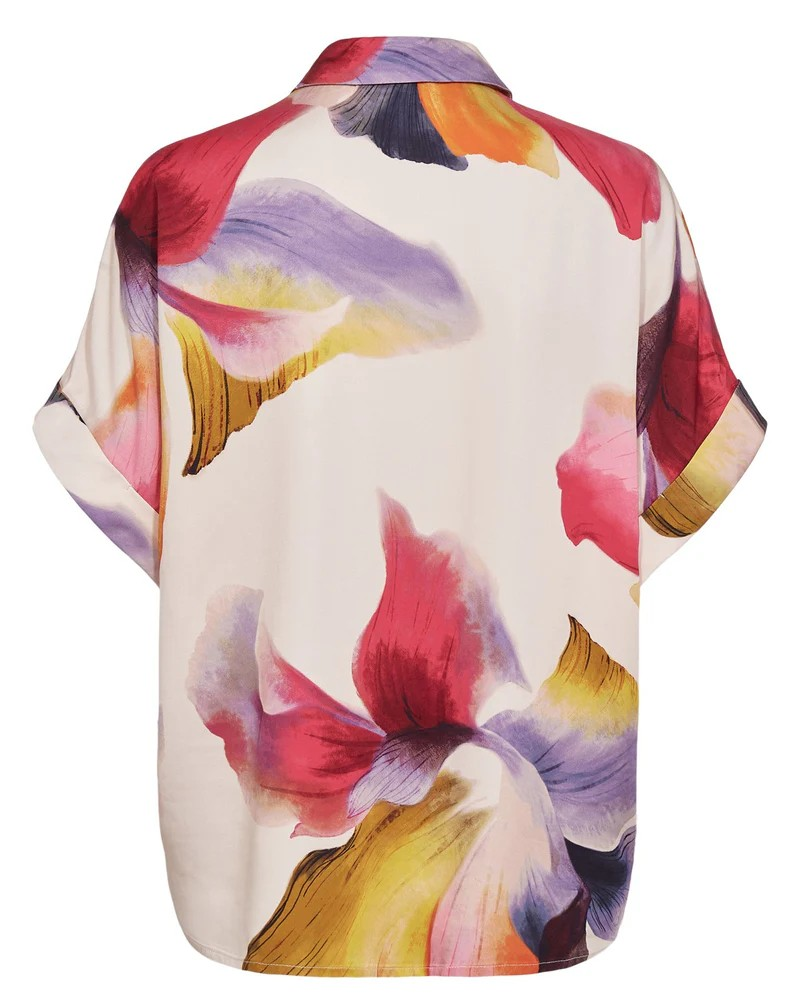 NUBotanica Shirt – farverig skjorte i 100% viskose fra Nümph
