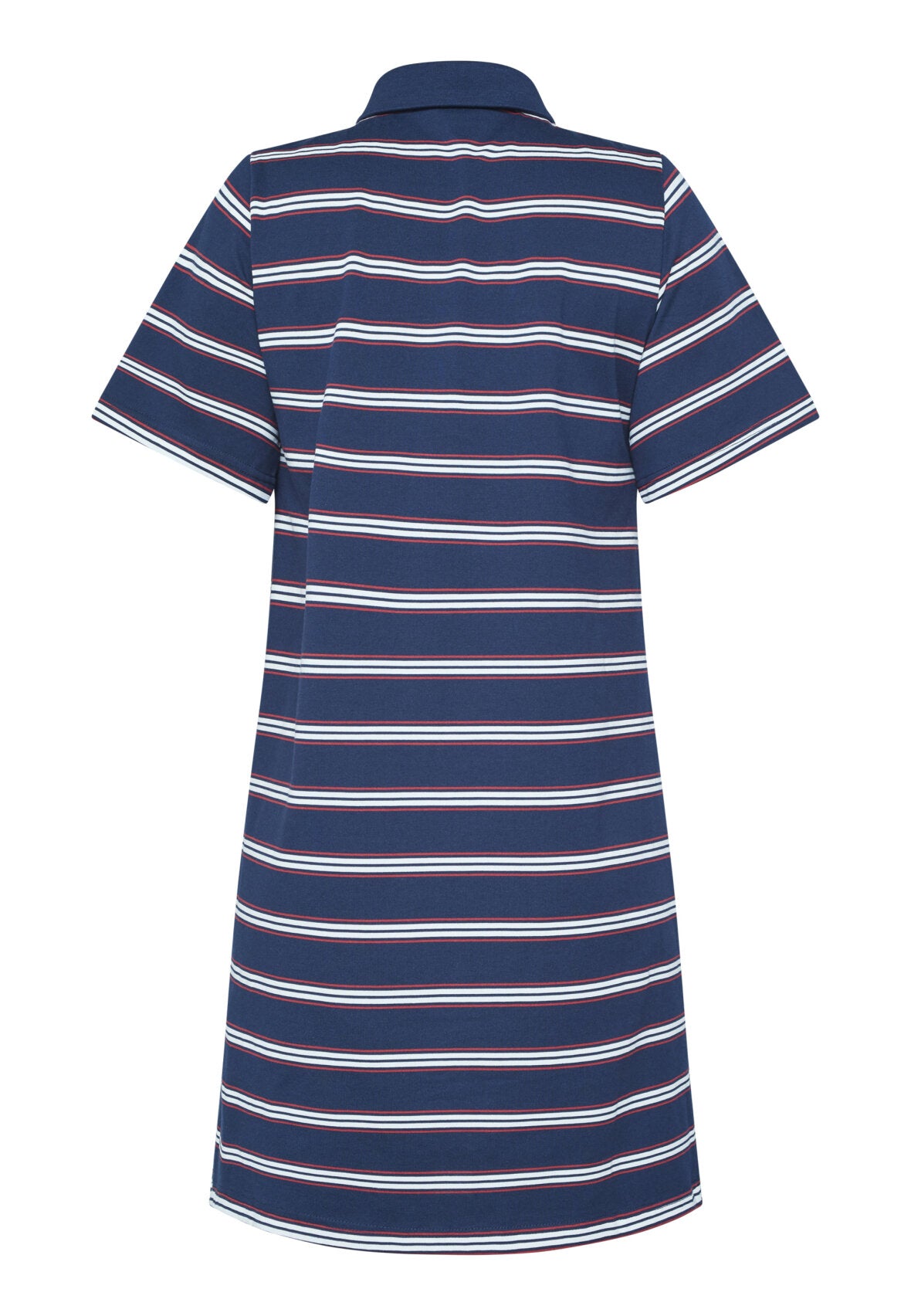 Love1349 polo dress – stribet T-shirt kjole i bomuldsblanding fra Love & Divine