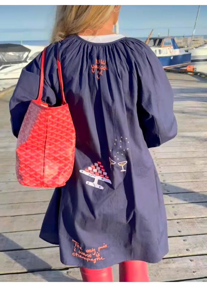 Wauw - Champagne Dress Blå