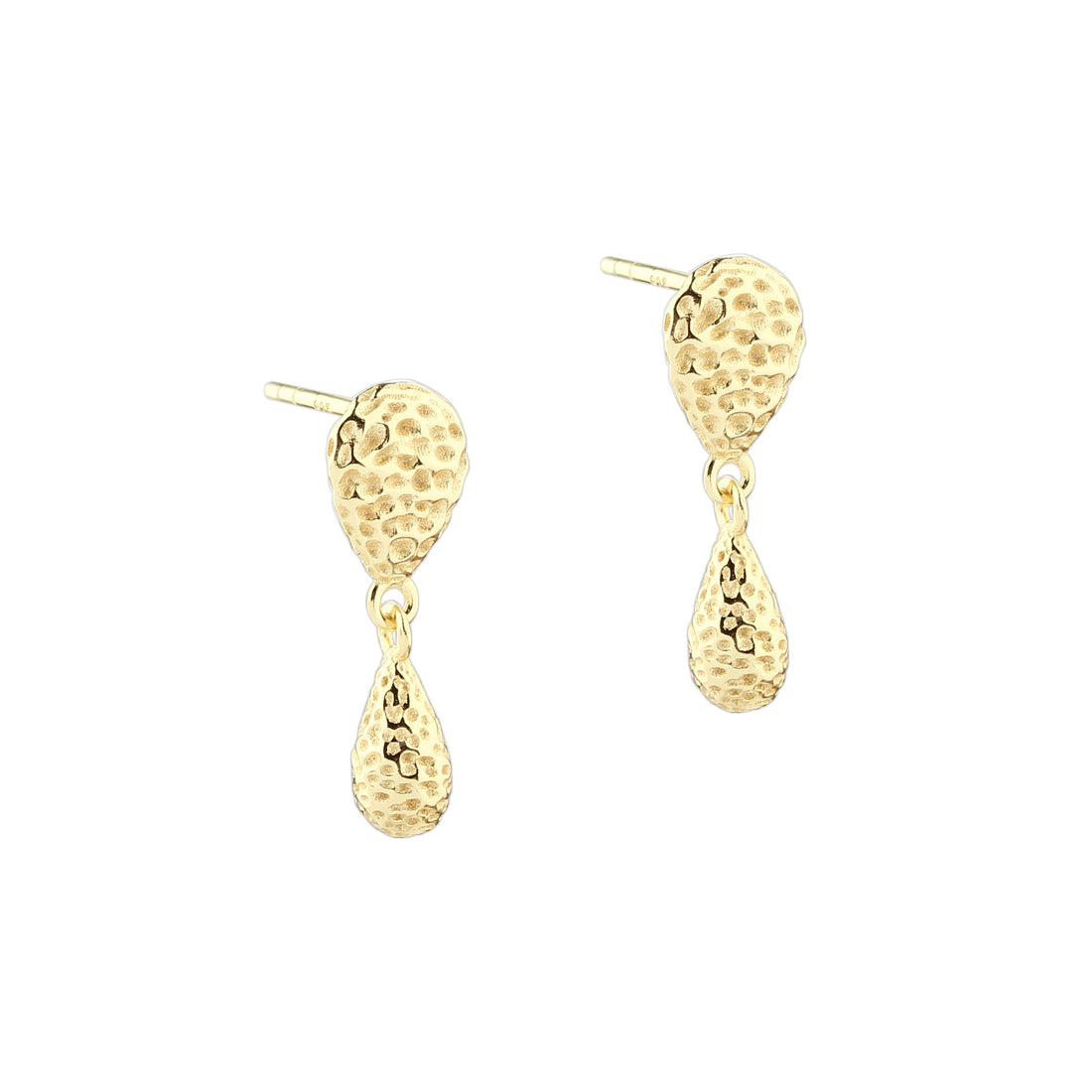 Aqua Dulce - Cappa Earstud Small, Forgyldte Ørestikker