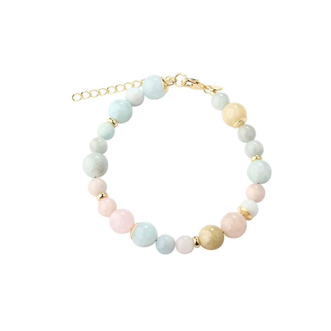 Morganite Dream – Forgyldt Armbånd fra Aqua Dulce