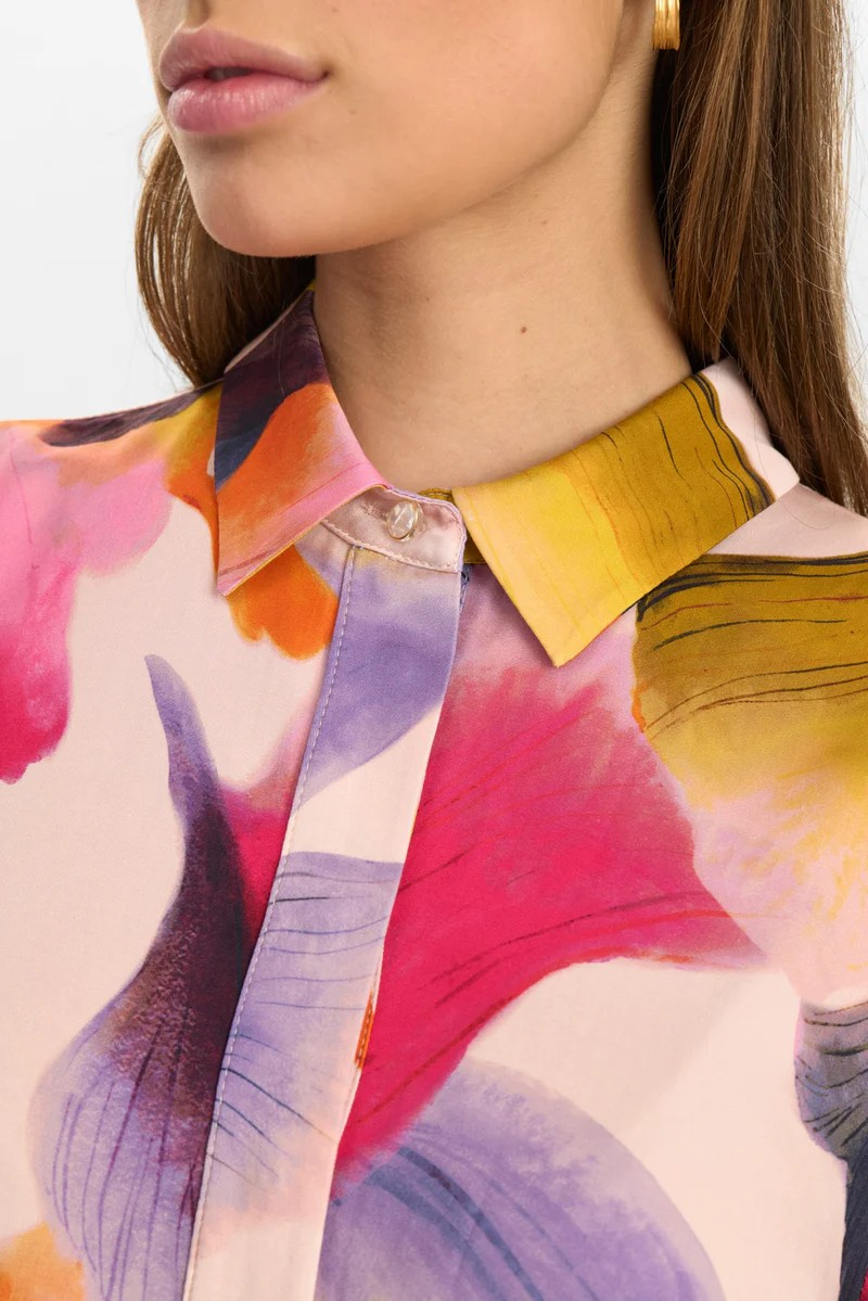 NUBotanica Dress – farverig kjole i 100% viskose fra Nümph
