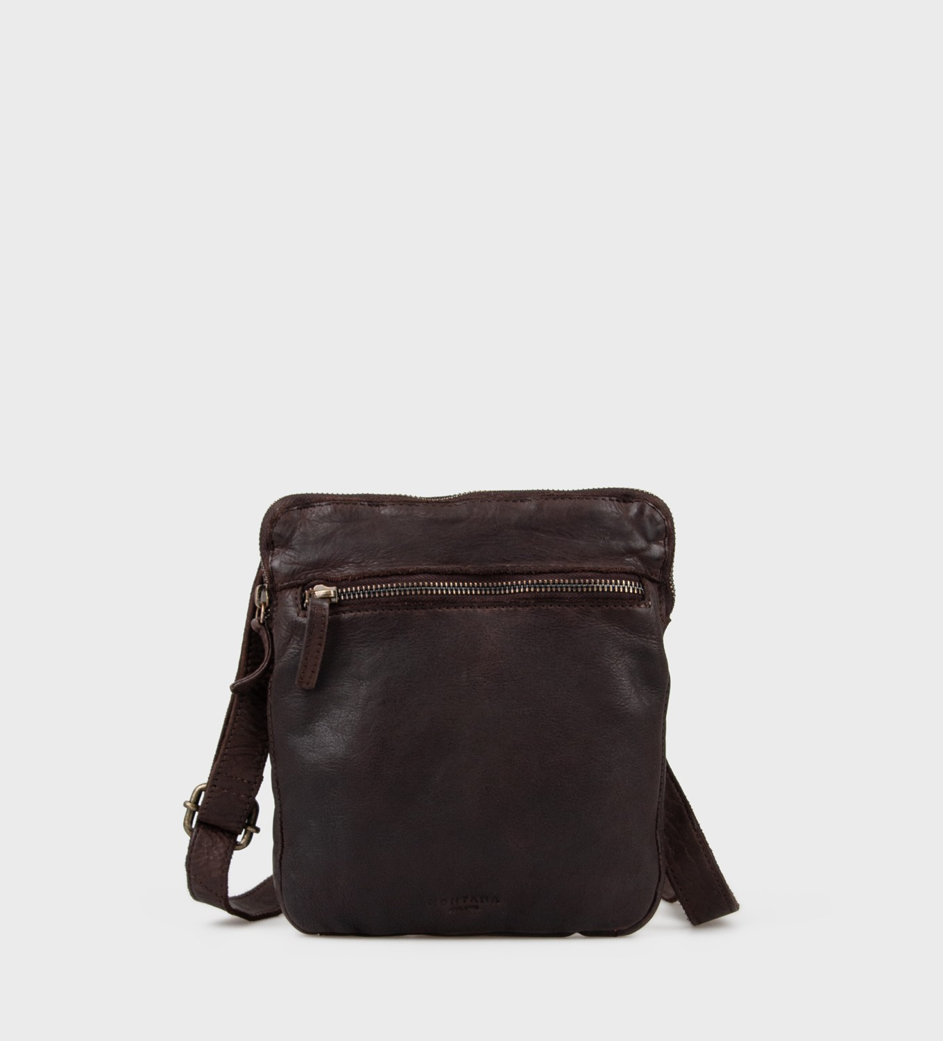 Atkins Crossbody – Mørkebrun Lædertaske | Montana