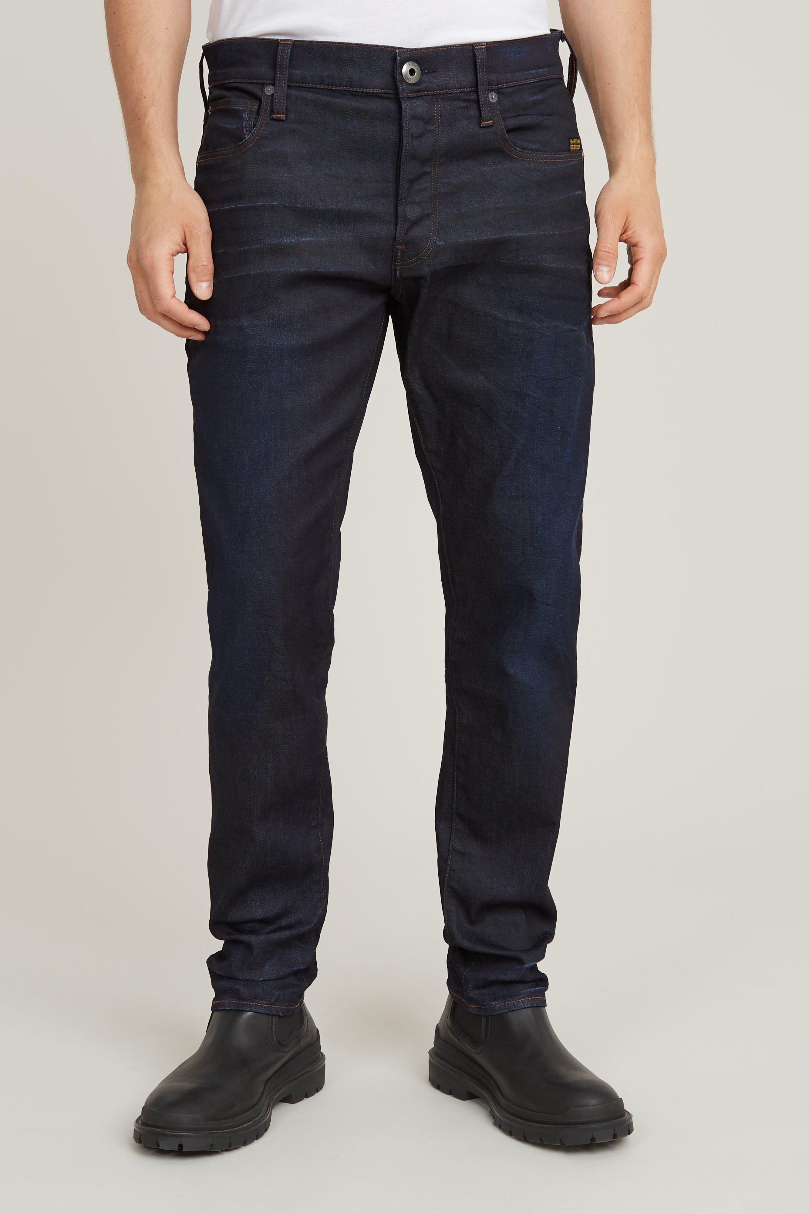 G-star - 3301 Regular Tapered, Dark Aged