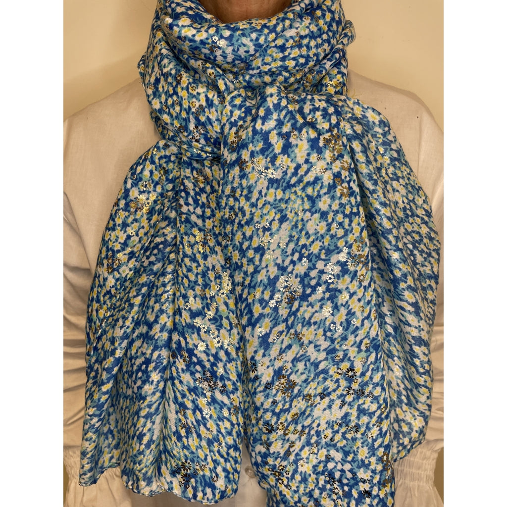 Scarves 2332, Blue, Tørklæde fra Three M