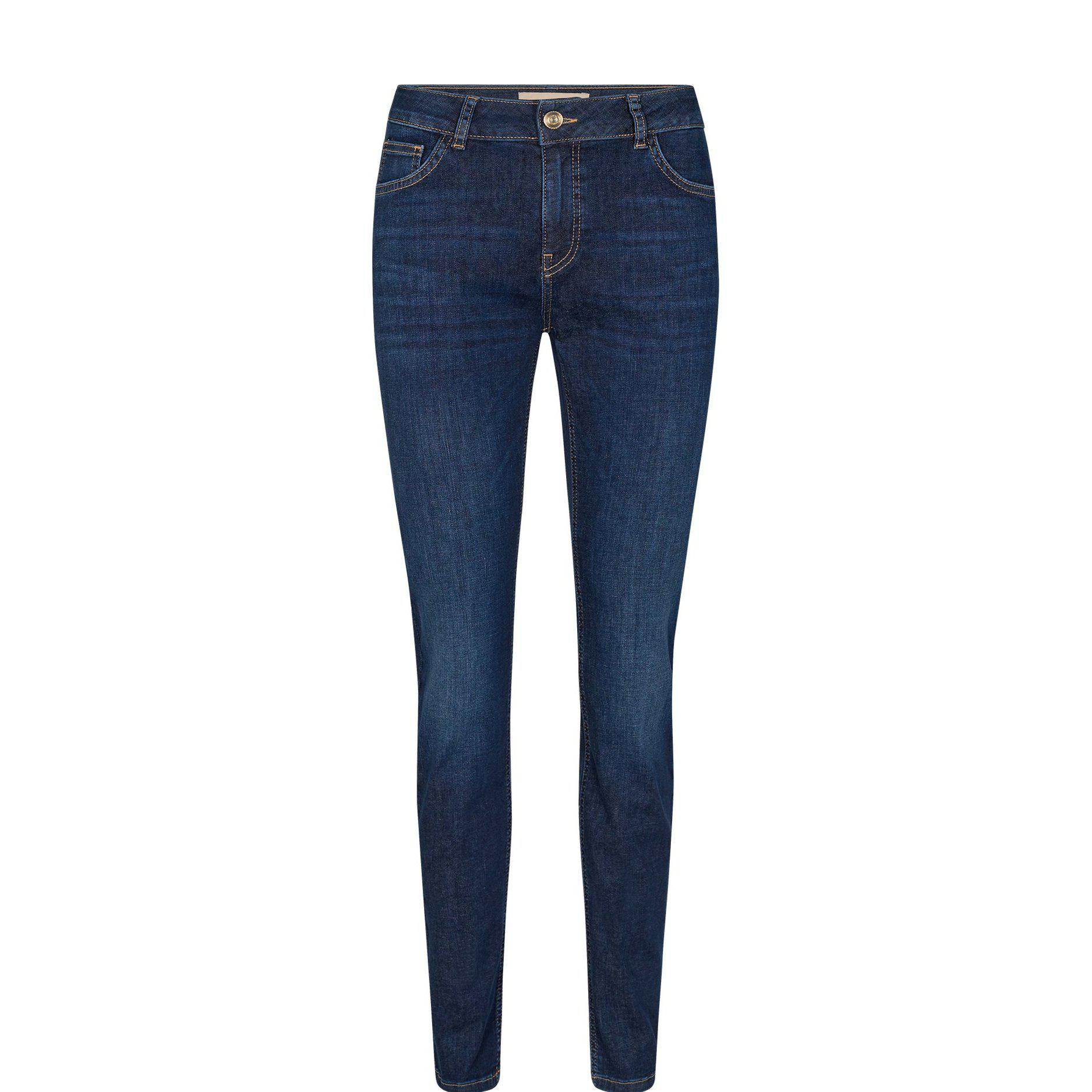 MOS MOSH JEANS, REGINA COVER JEANS BLUE DENIM-Mos Mosh-minlillebutik