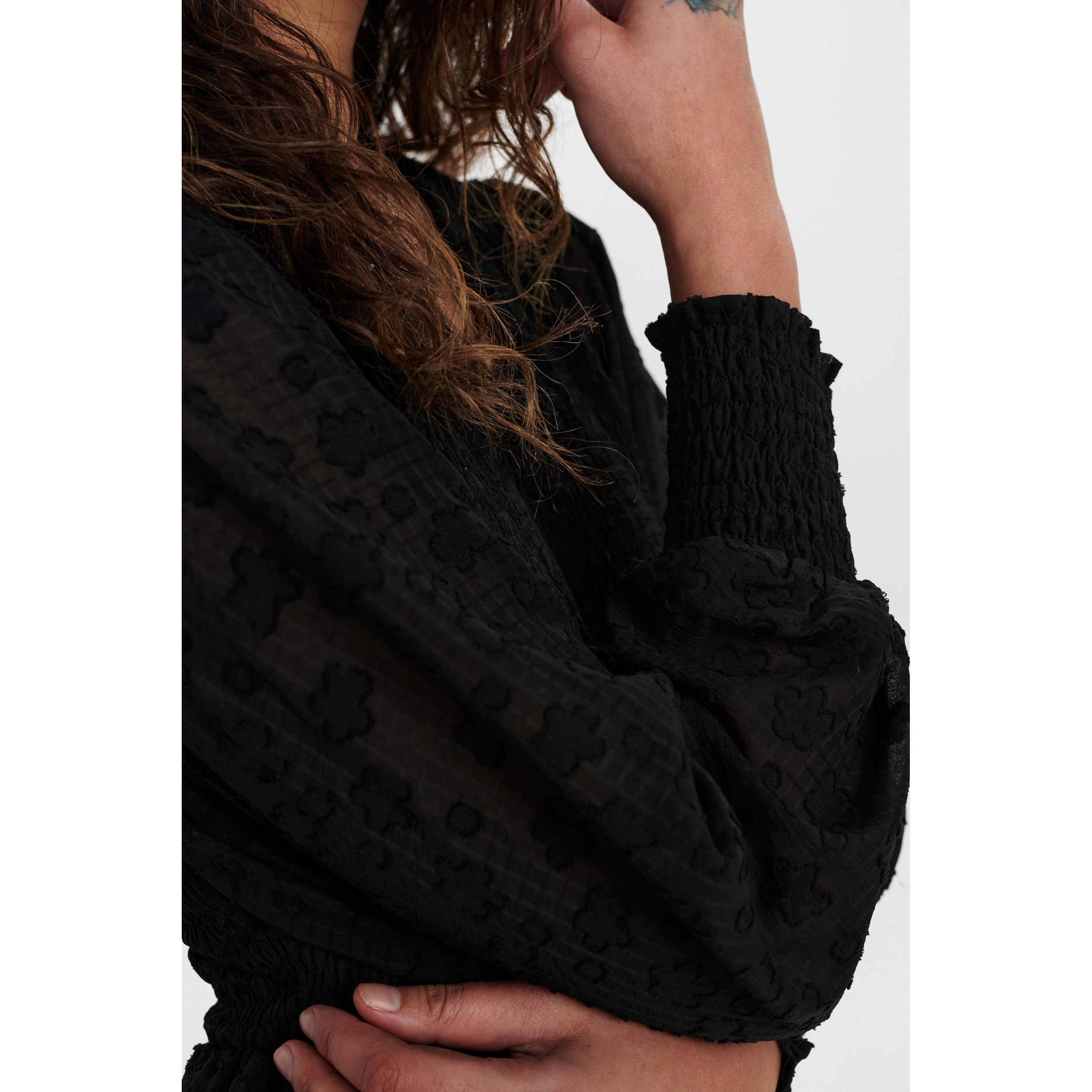 NuEddy Dress, Caviar, Kjole fra Nümph-wüpp