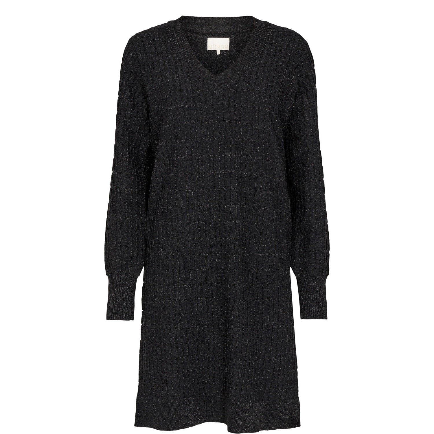 NuAnja Dress, Caviar, Kjole fra Nümph-wüpp