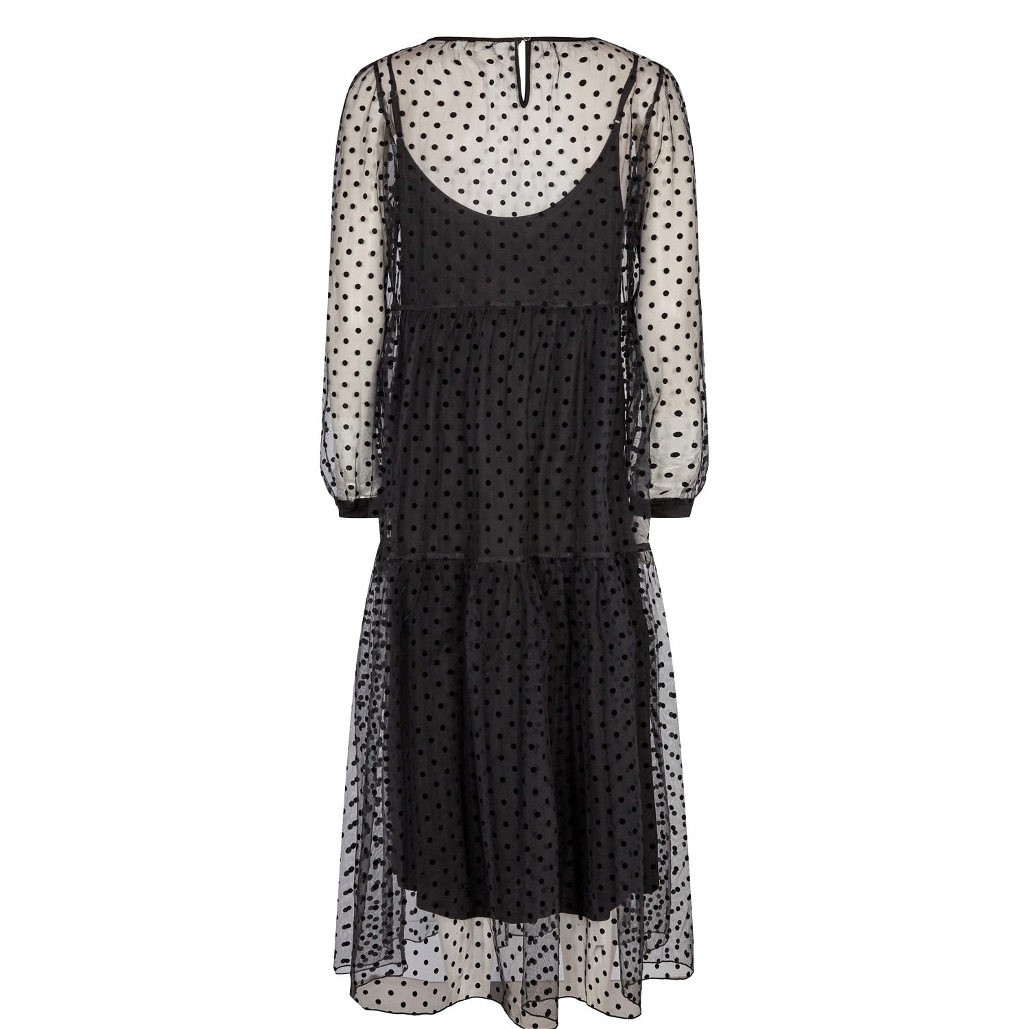 NuJuliette Dress, Caviar, Kjole fra Nümph-wüpp