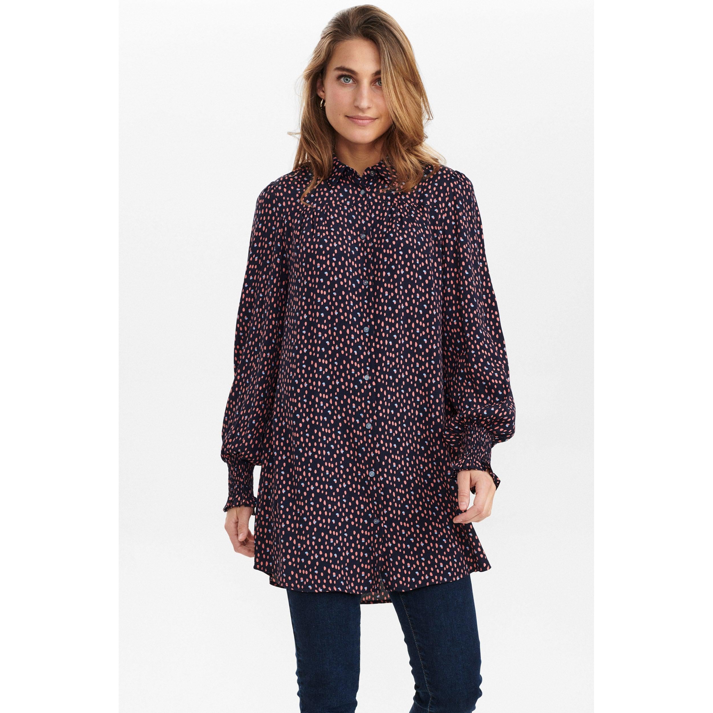 NuMaxine Shirt, Dark Sapphire, Skjorte fra Nümph-wüpp