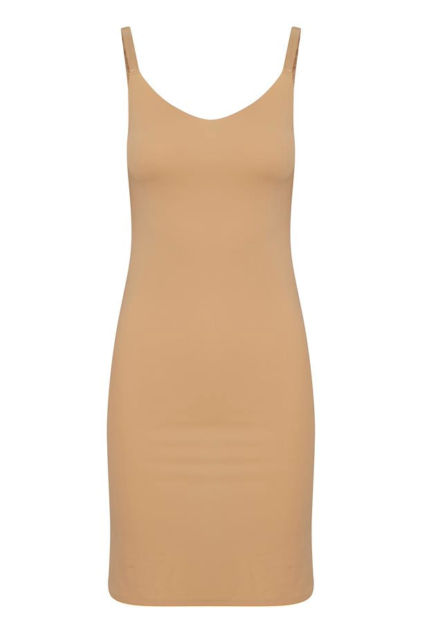 IASiv Slip Dress, Tan, Underkjole fra ICHI