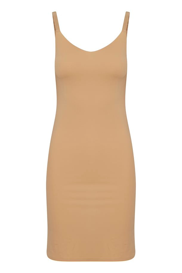 IASiv Slip Dress, Tan, Underkjole fra ICHI