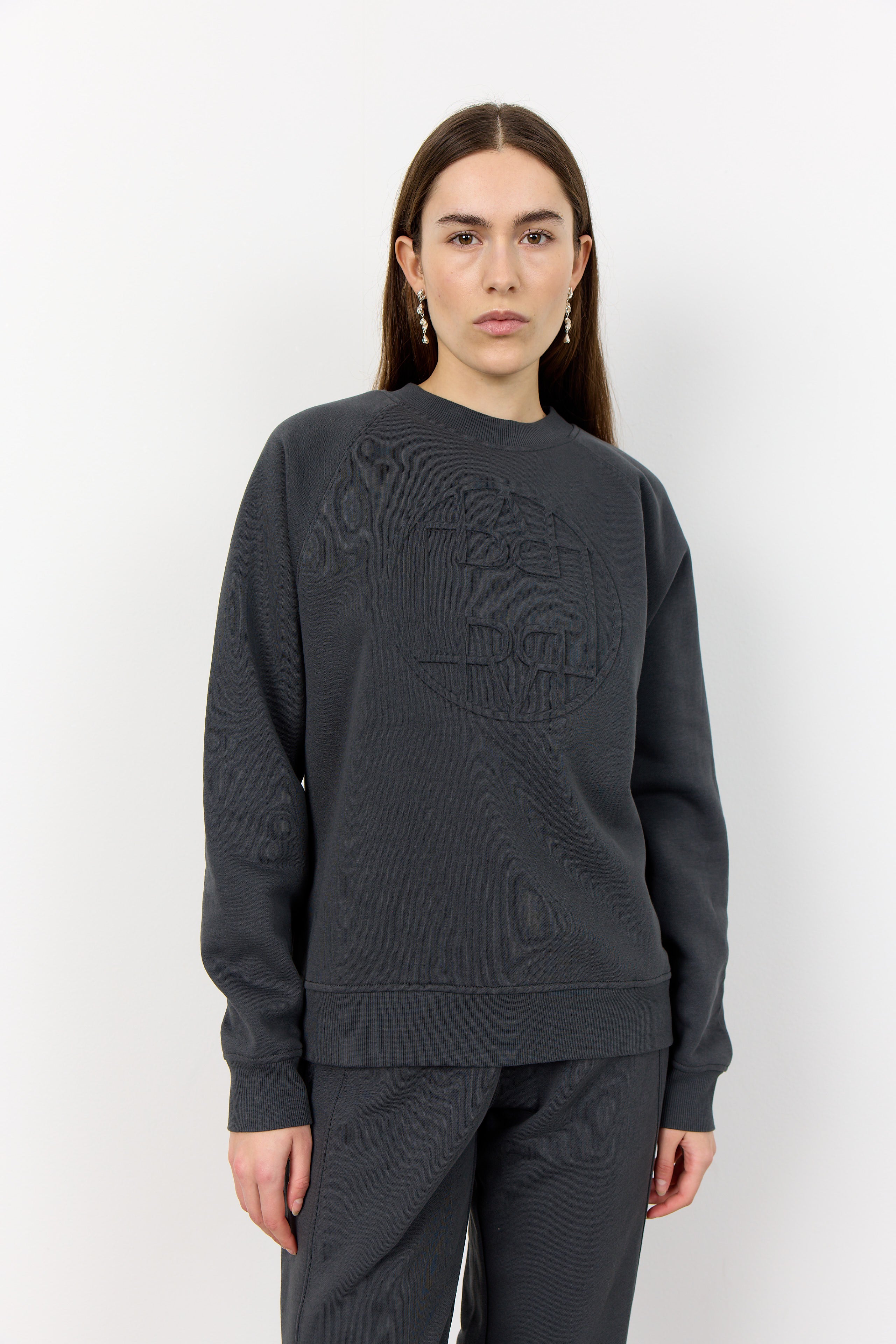 Leveté Room Lr-Nuka 11 Sweatshirt i Mørkegrå