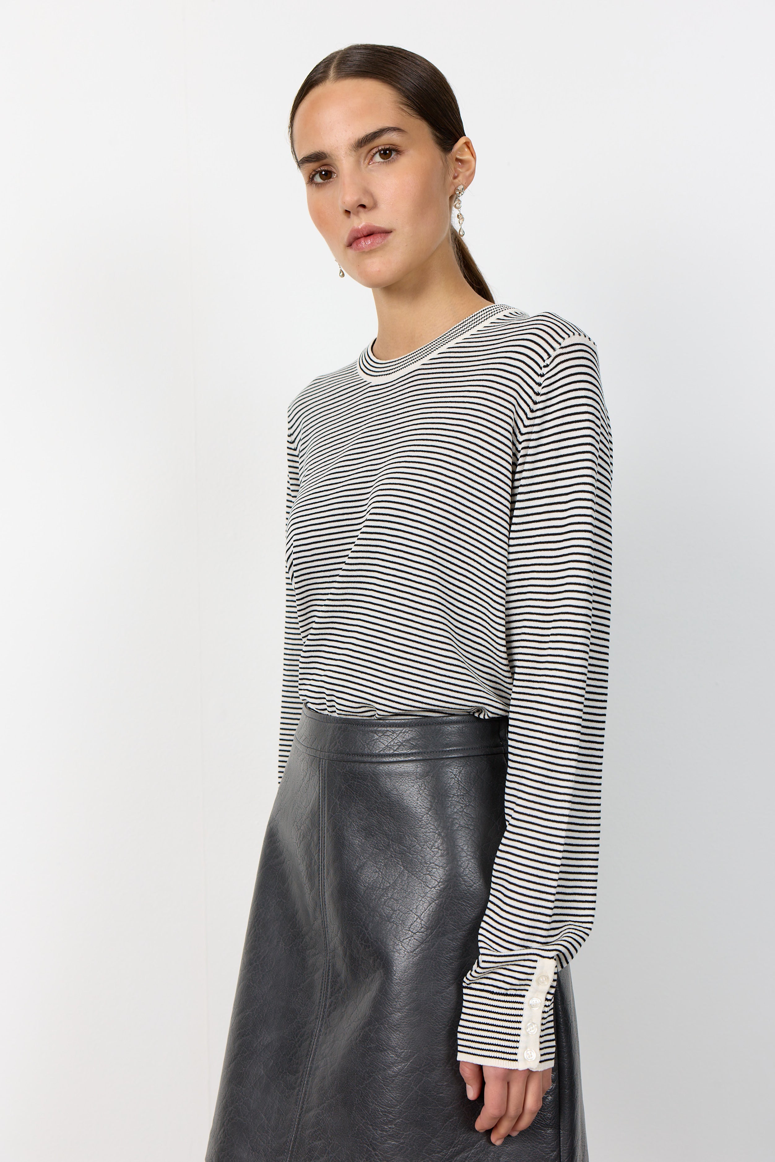 Leveté Room - LR-Polena 2 bluse, sort