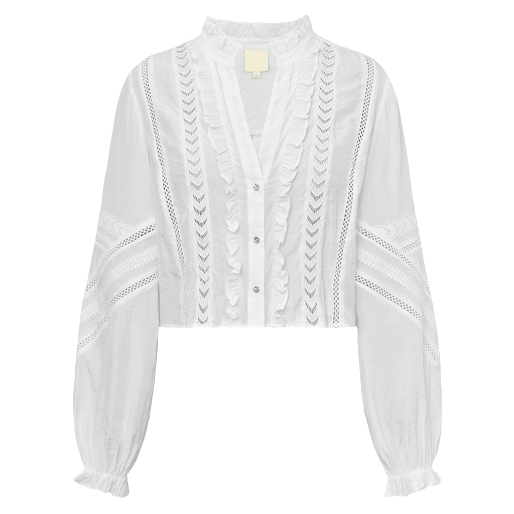 Gossia - MiekeGo Blouse i hvid