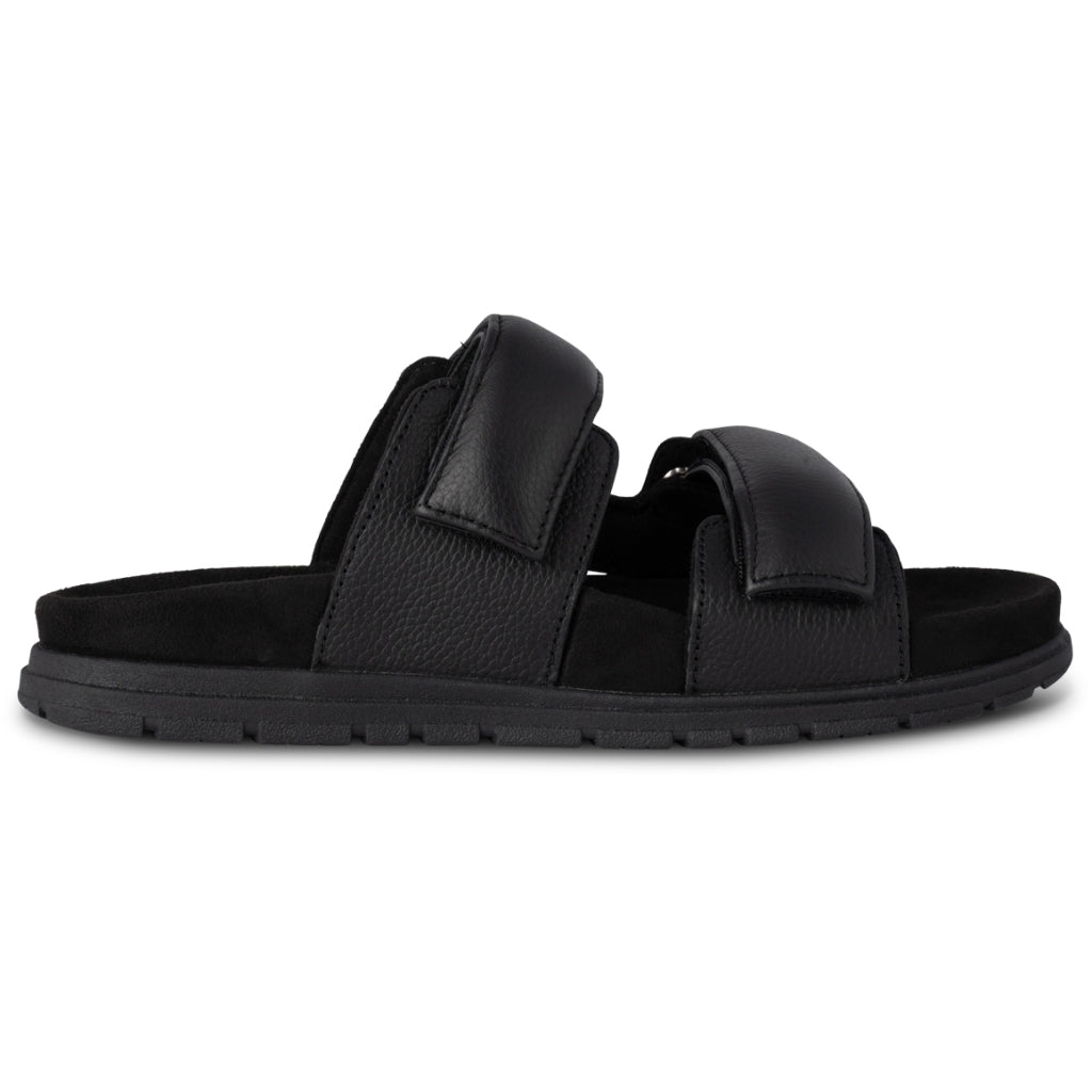 Woden Lisa Leather Sandal – Sort sandal med komfort