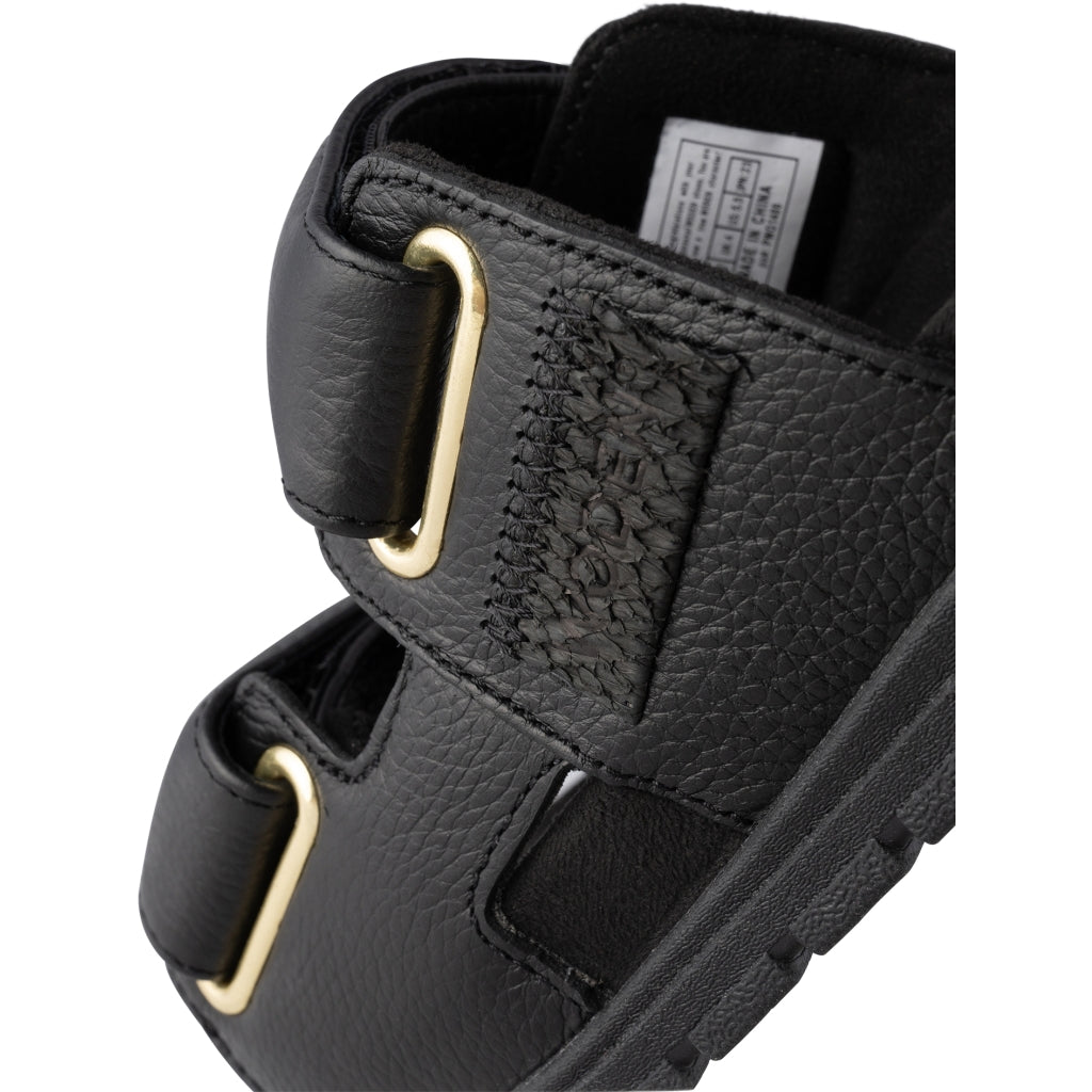 Woden Lisa Leather Sandal – Sort sandal med komfort