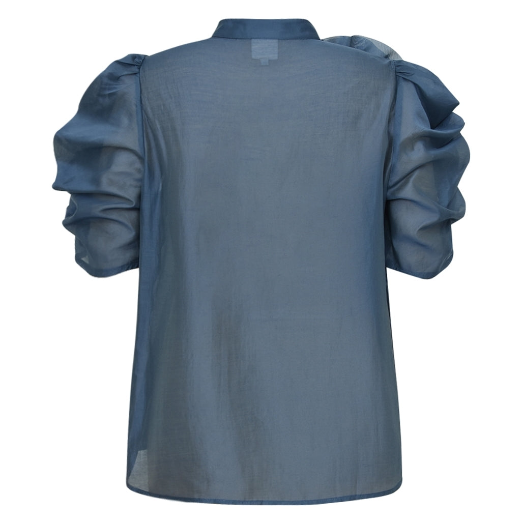 Gossia - AnnsofiGO Blouse, Dusty blue