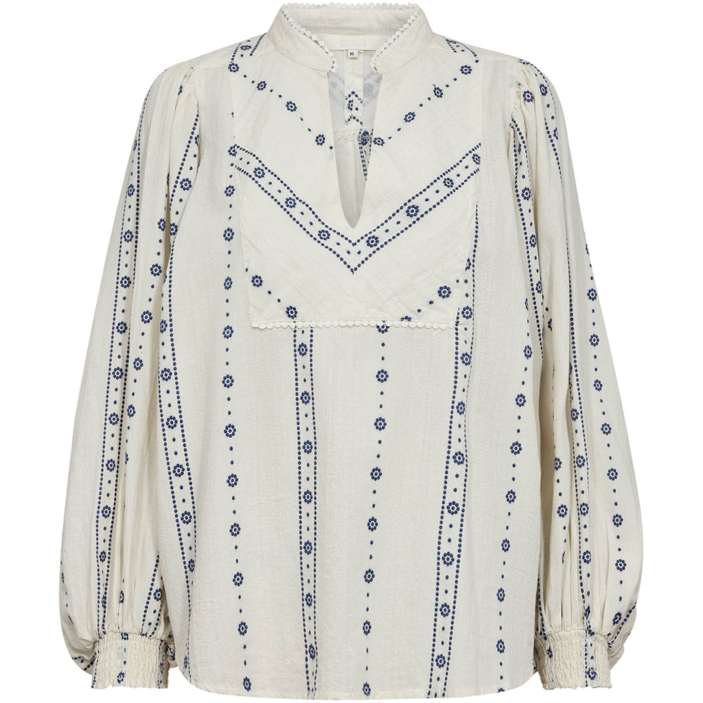 Gossia VibeGO Joe Blouse – Broderet Bluse