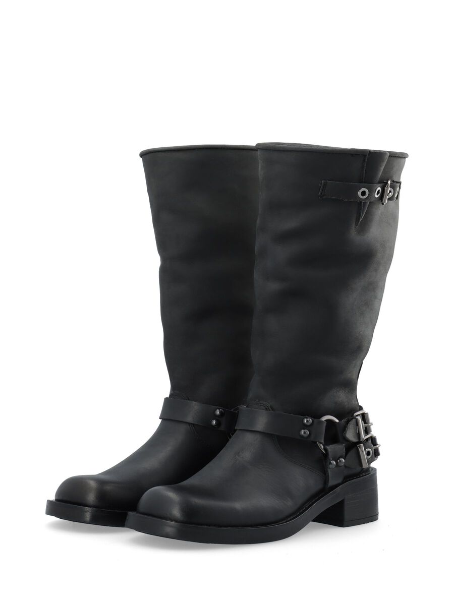 Biaharper Biker Boot Pull Up fra Bianco