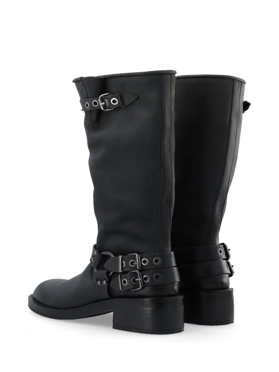 Biaharper Biker Boot Pull Up fra Bianco