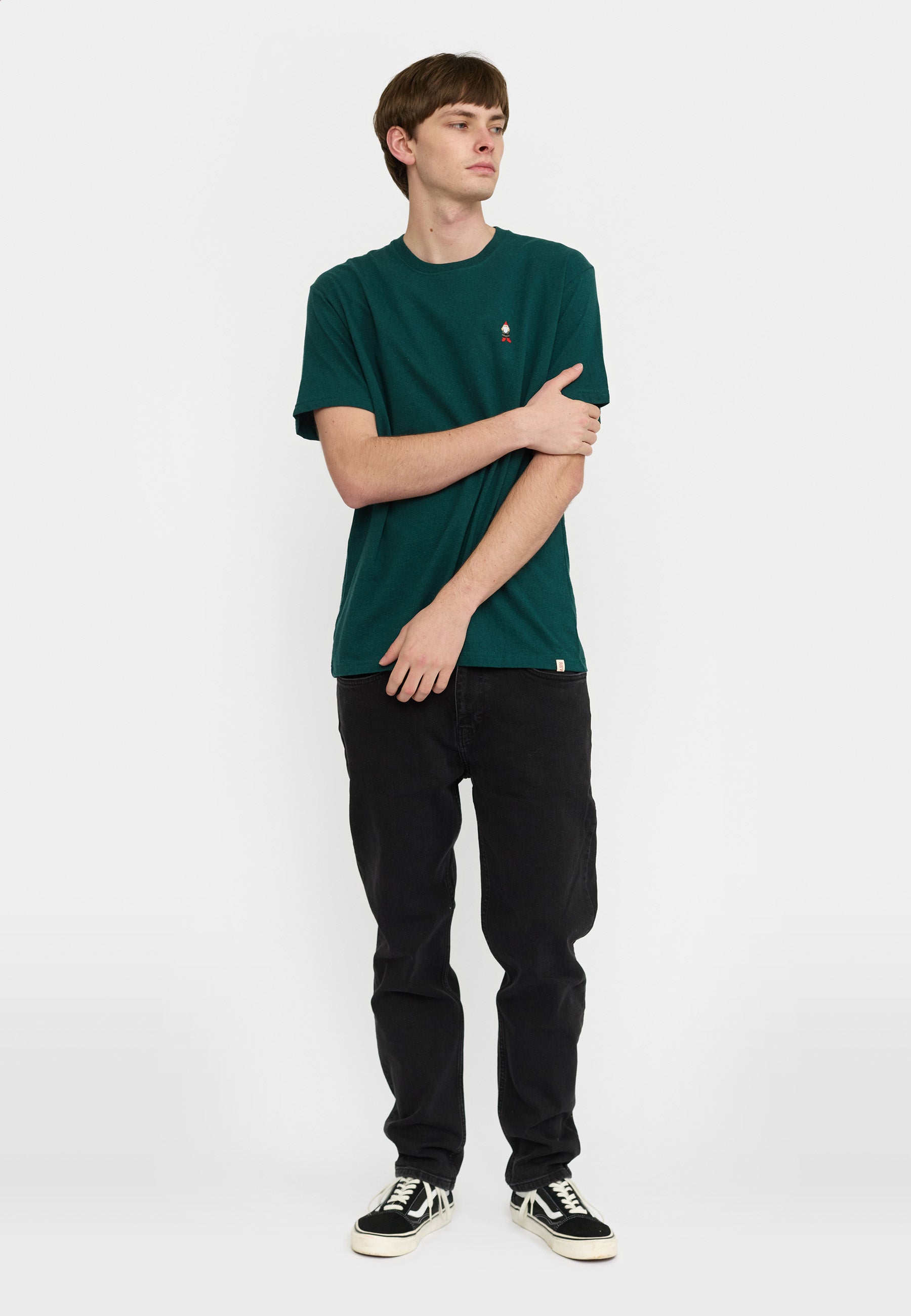 Revolution - Application T-shirt i Dark Petrol