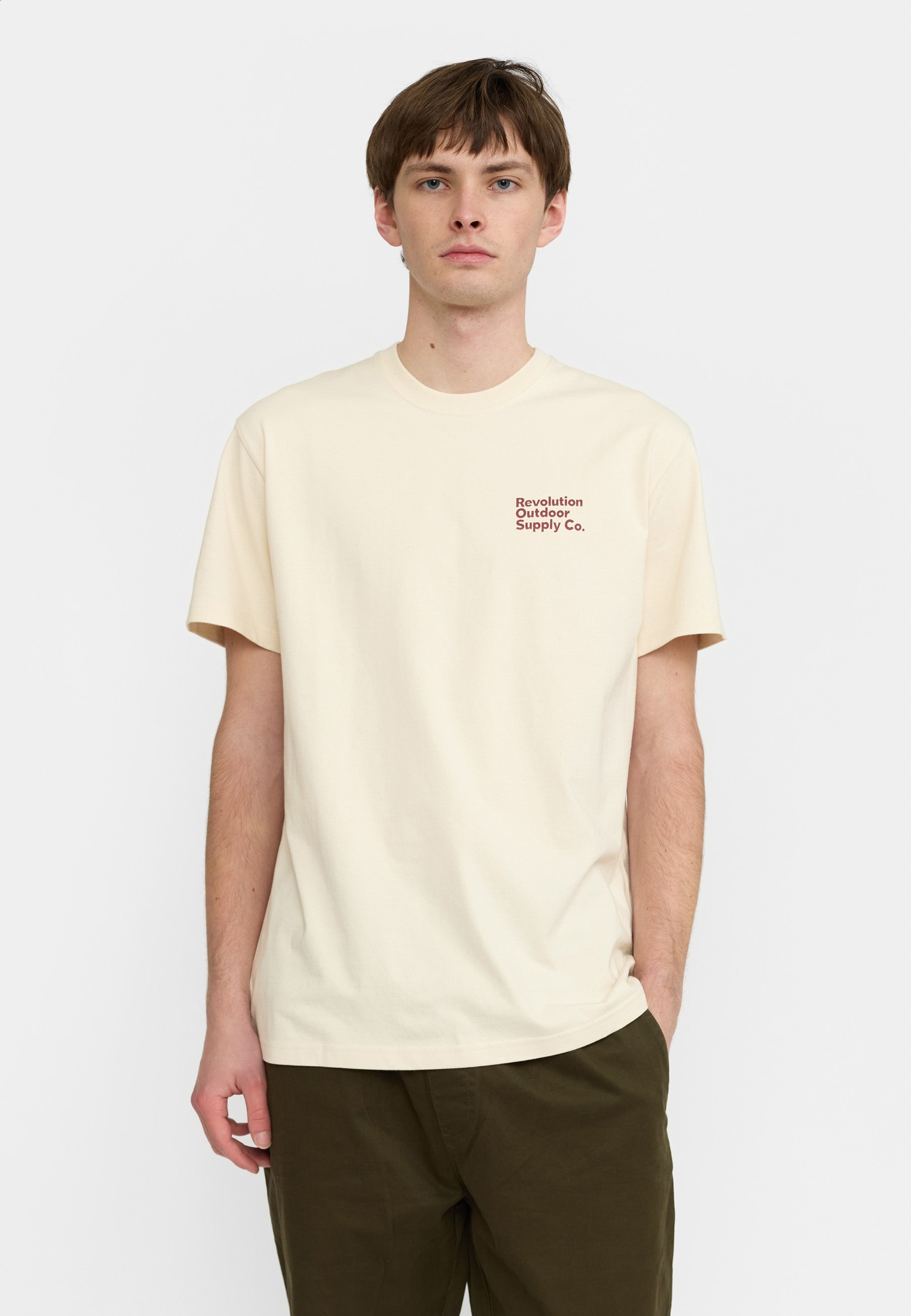 Revolution - Mou T-shirt  med rygprint
