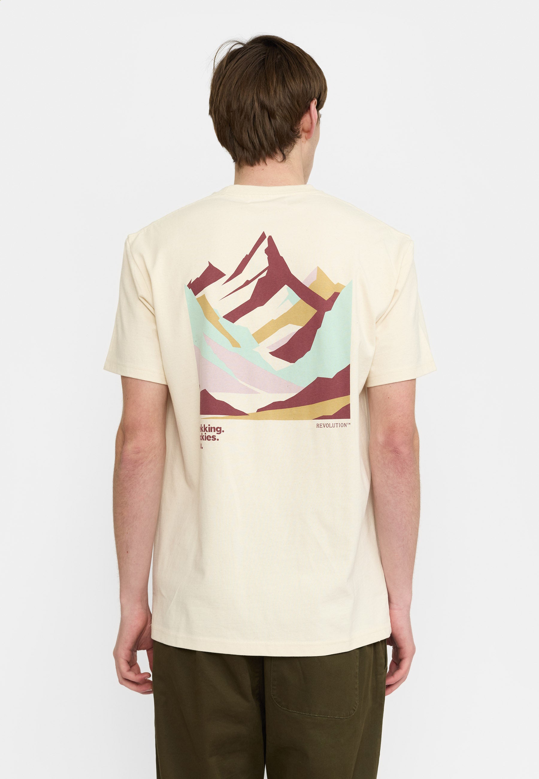 Revolution - Mou T-shirt  med rygprint