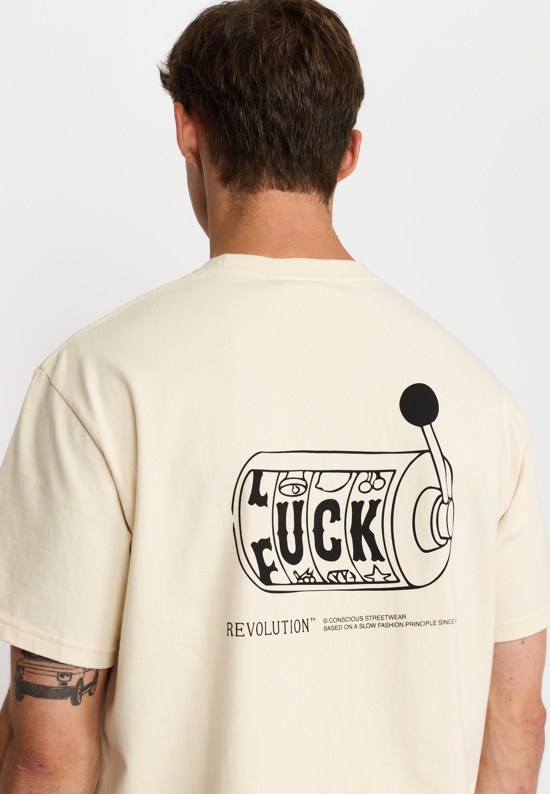 Revolution - Printed T-shirt Fuc Offwhite