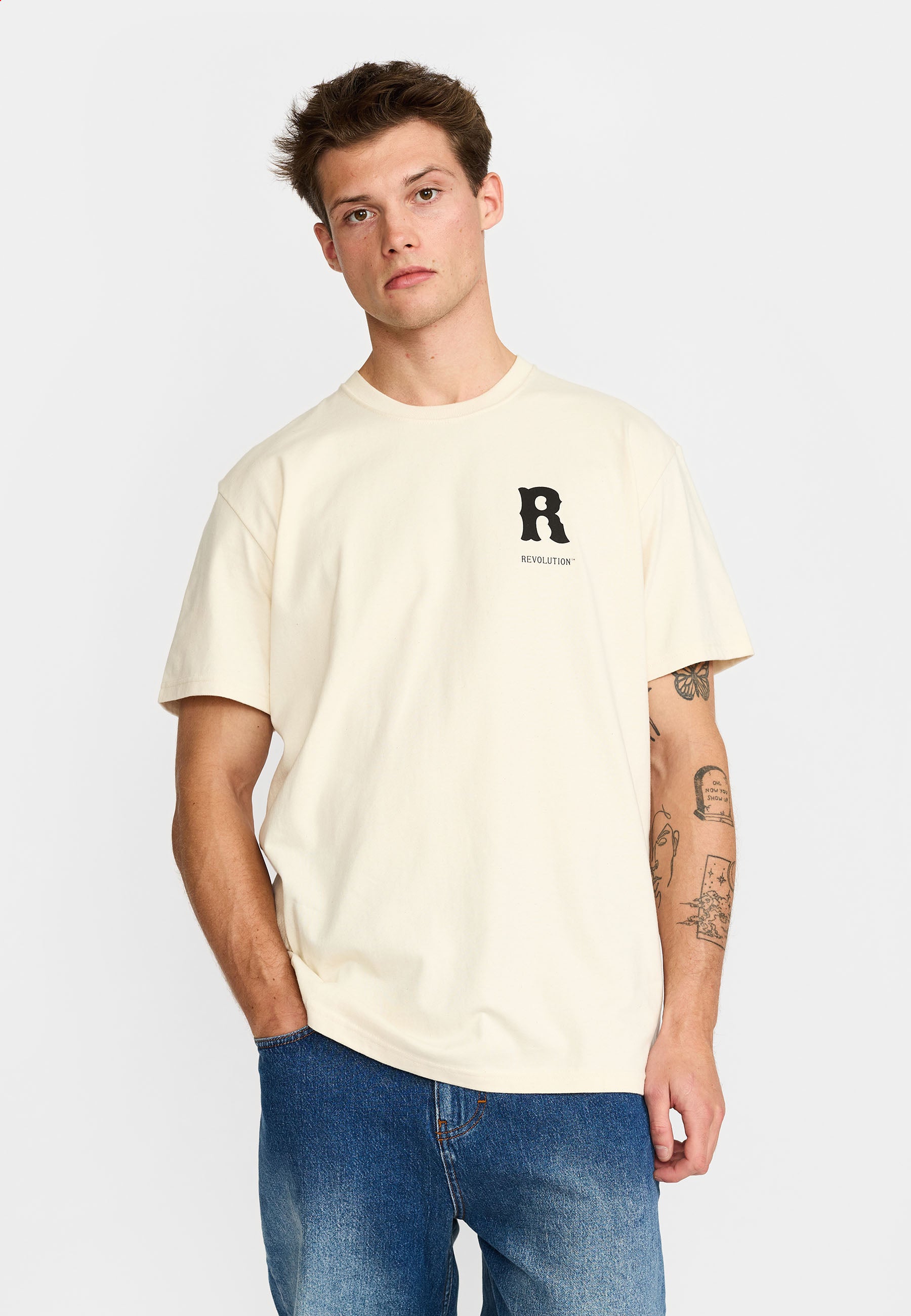 Revolution - Printed T-shirt Fuc Offwhite