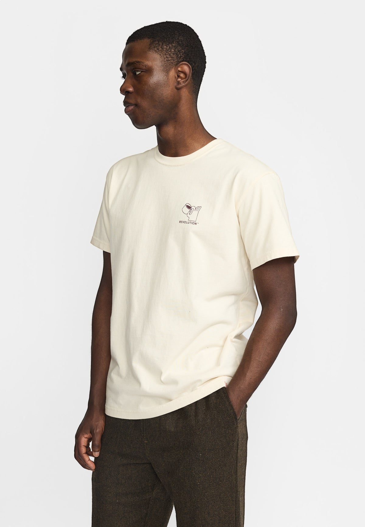 Revolution - Printed Coffee T-shirt