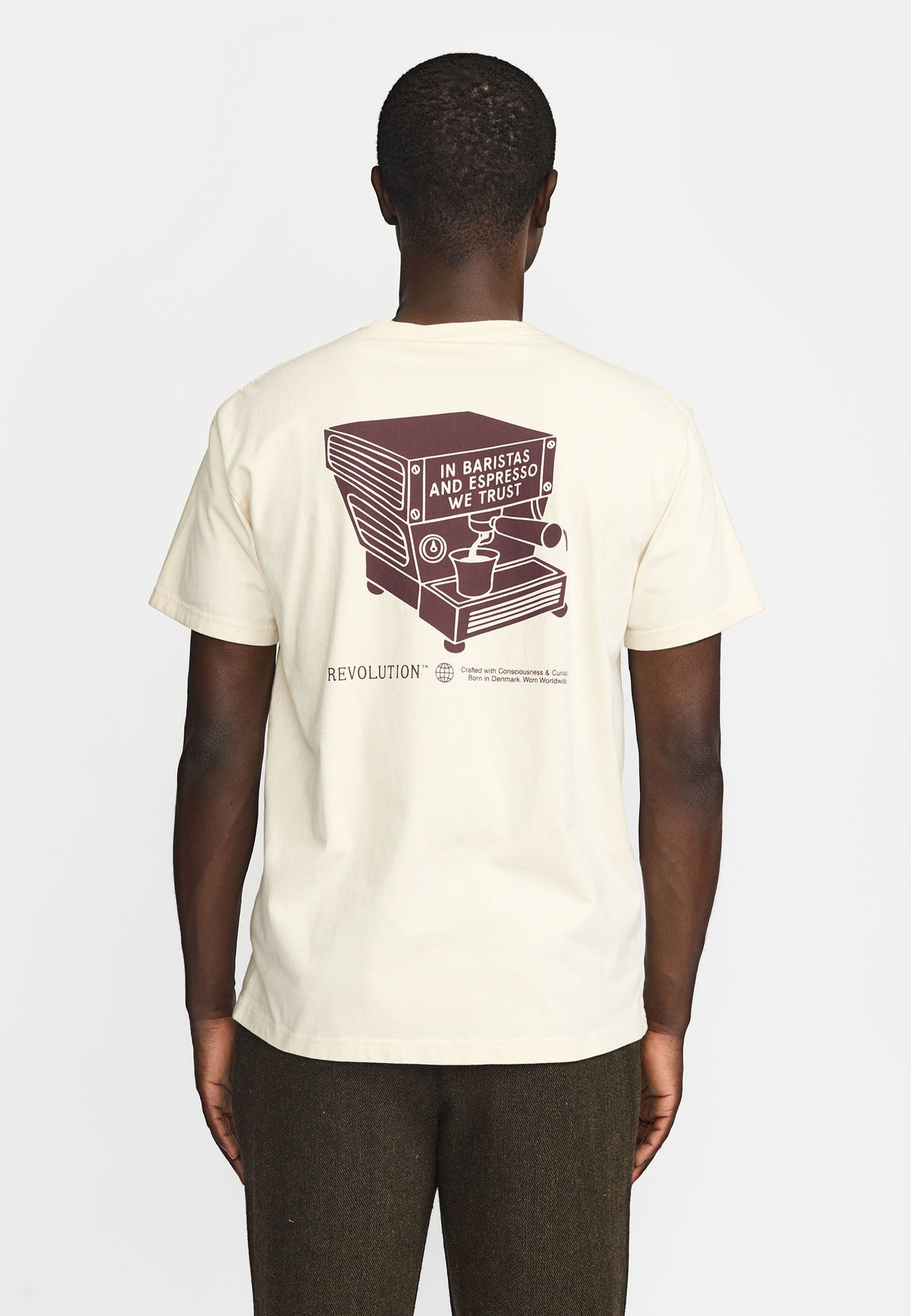 Revolution - Printed Coffee T-shirt