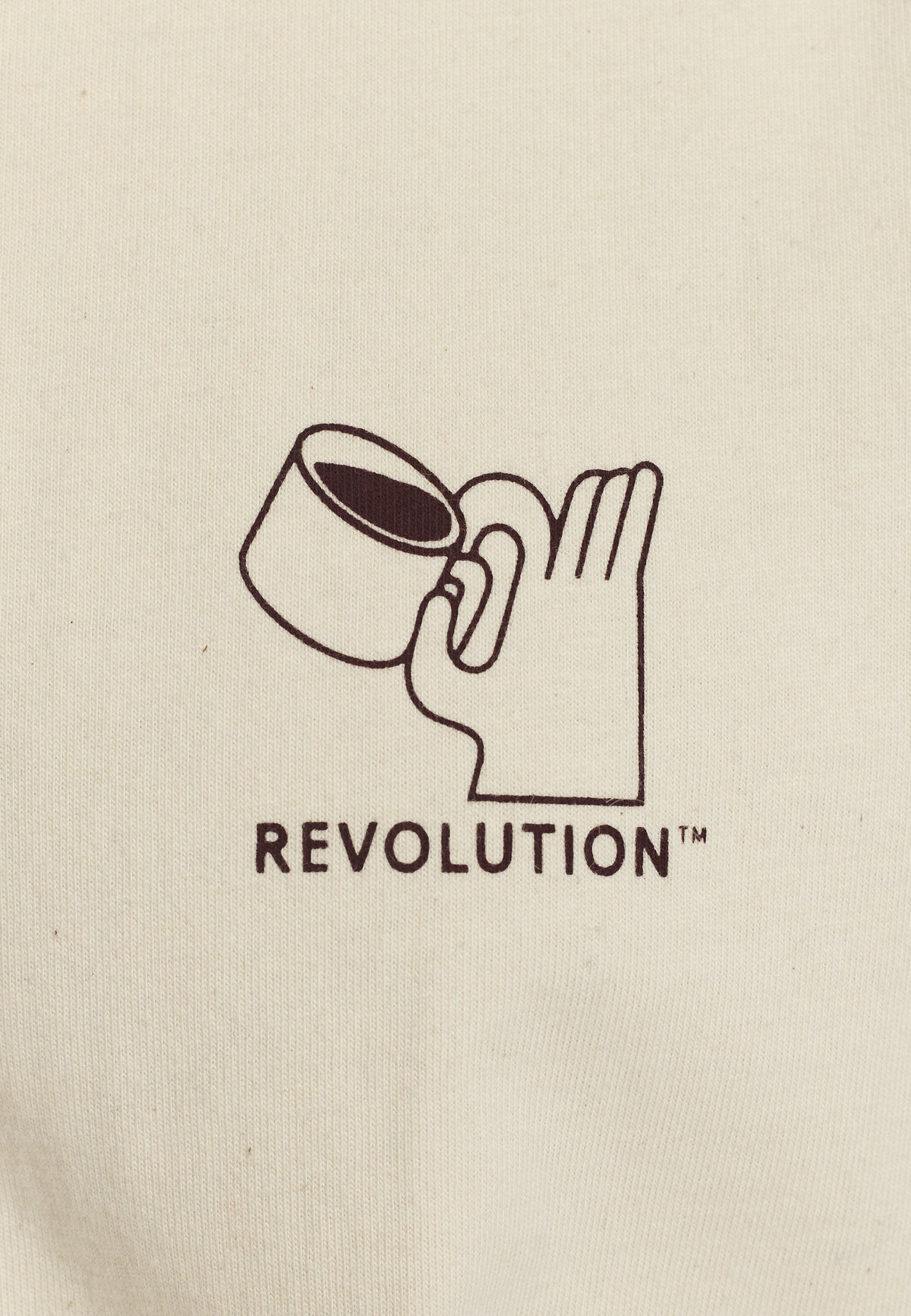 Revolution - Printed Coffee T-shirt