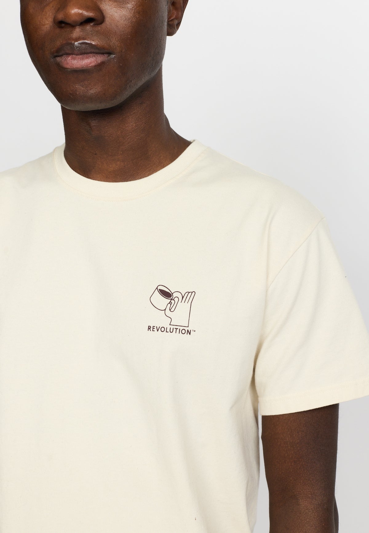 Revolution - Printed Coffee T-shirt