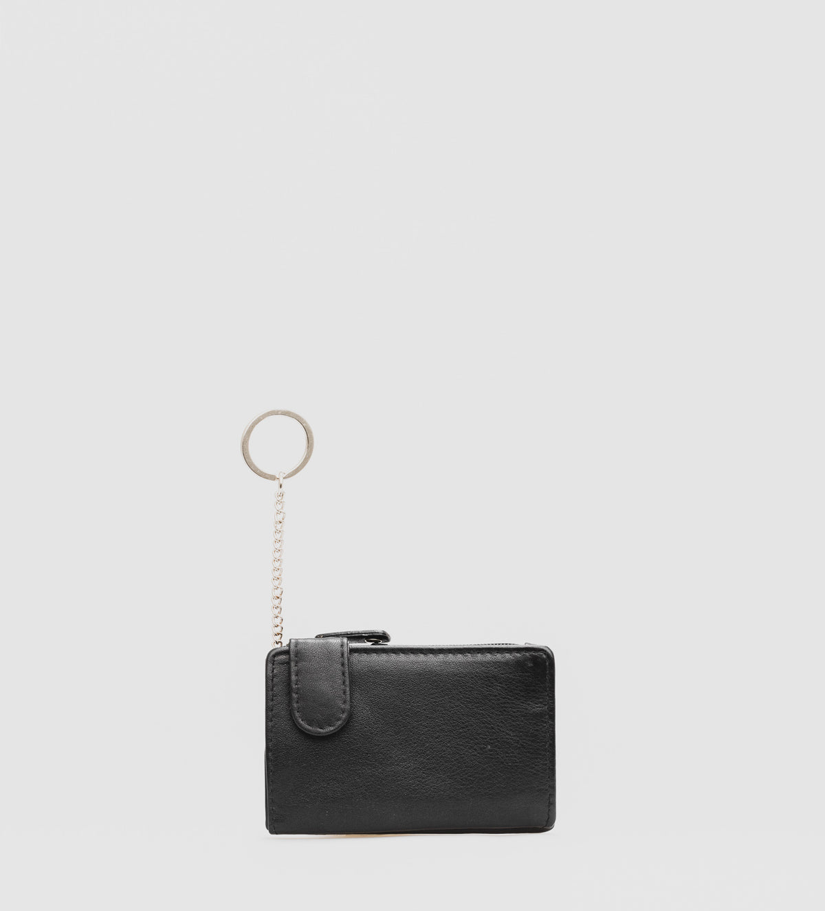 Mini Pung med Nøglering - Black