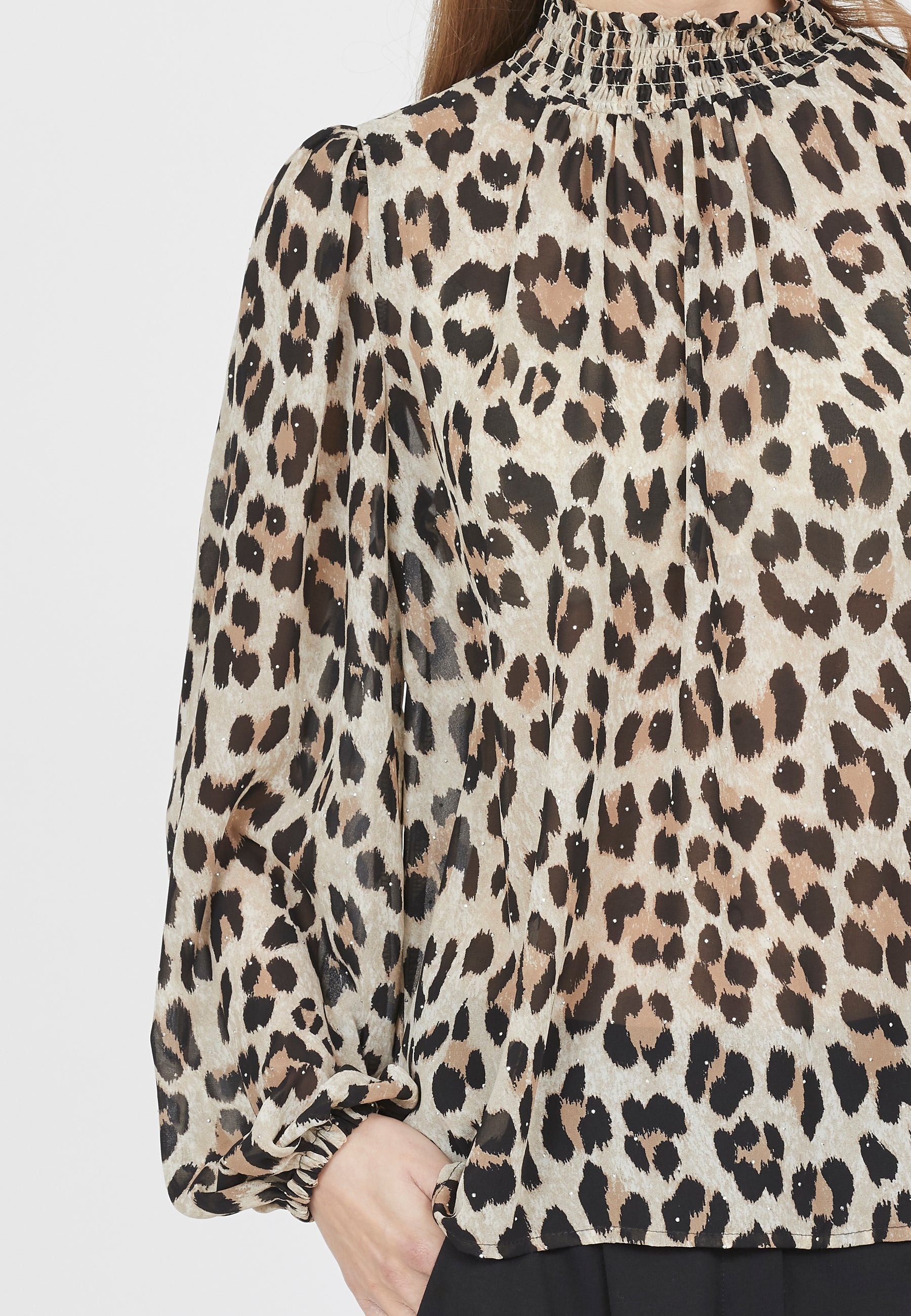 Love1077-1 Bluse, Leopard