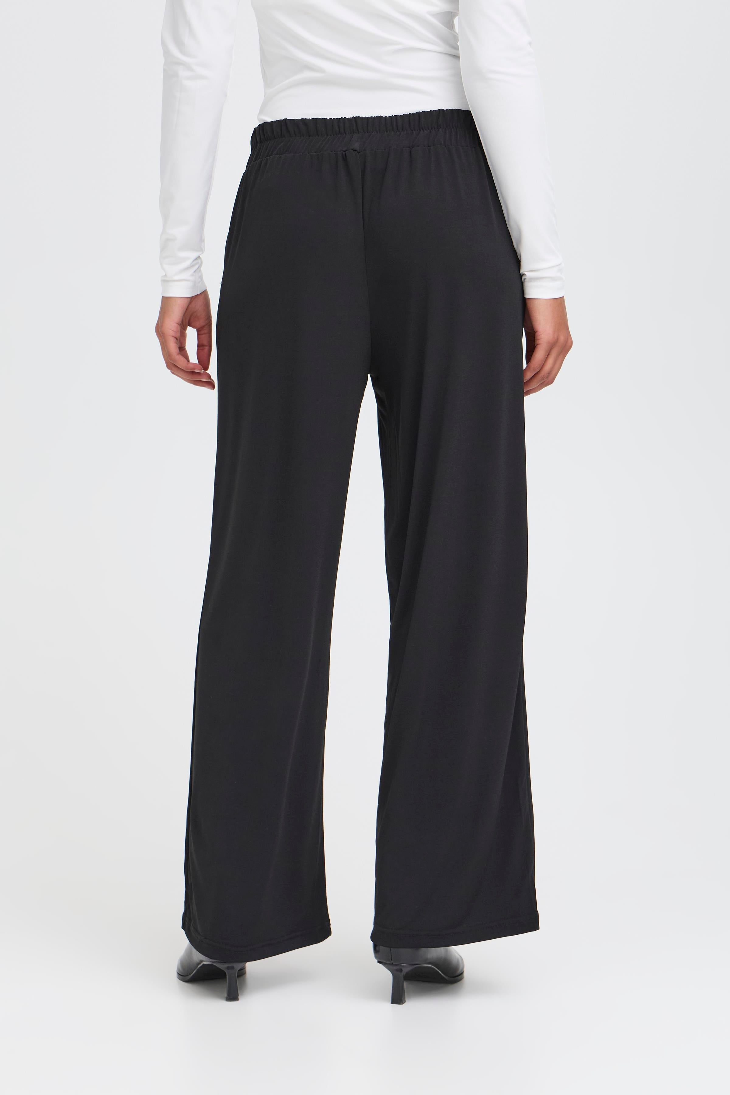 Ichi IHLima Pant i Sort – Komfortabel Buks