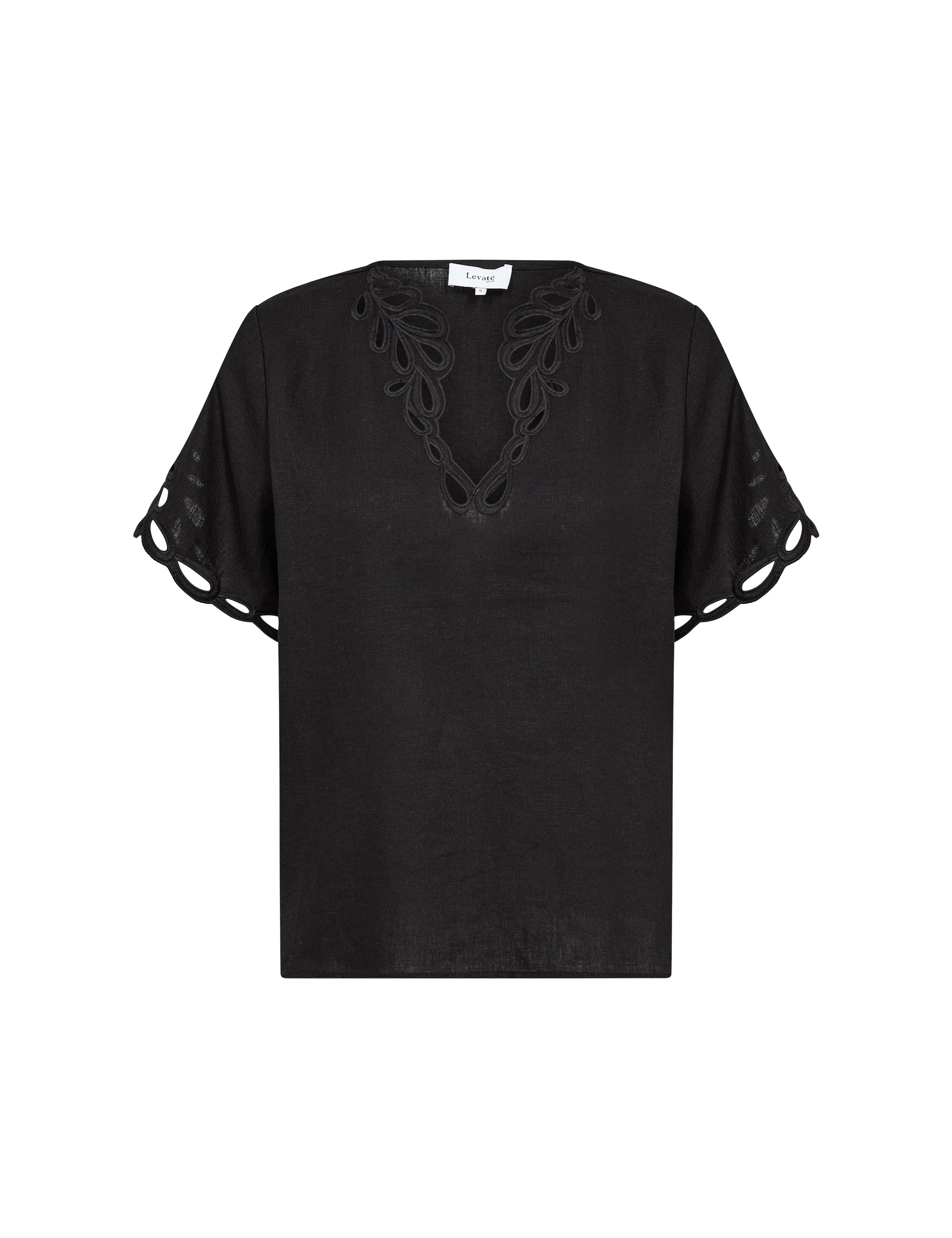 Leveté Room - LR-Naja 61 bluse i sort