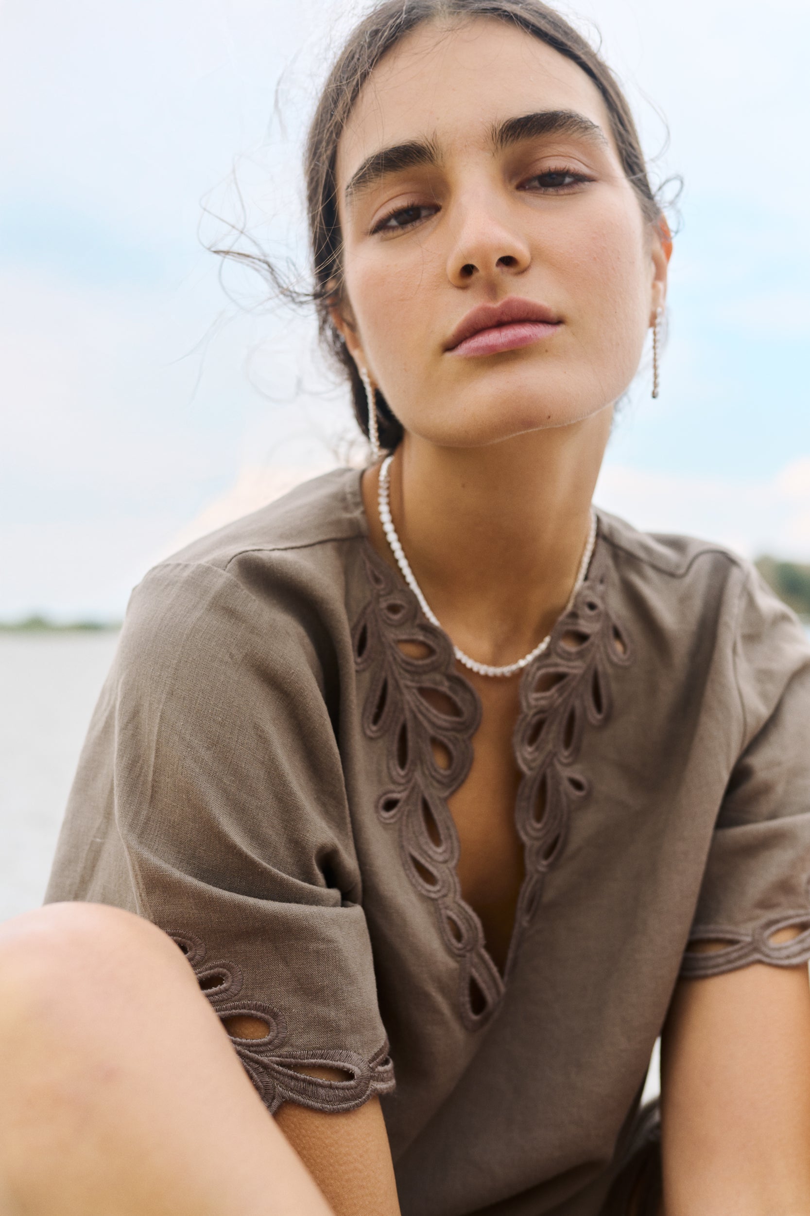 Leveté Room - LR-Naja 61 bluse i brun