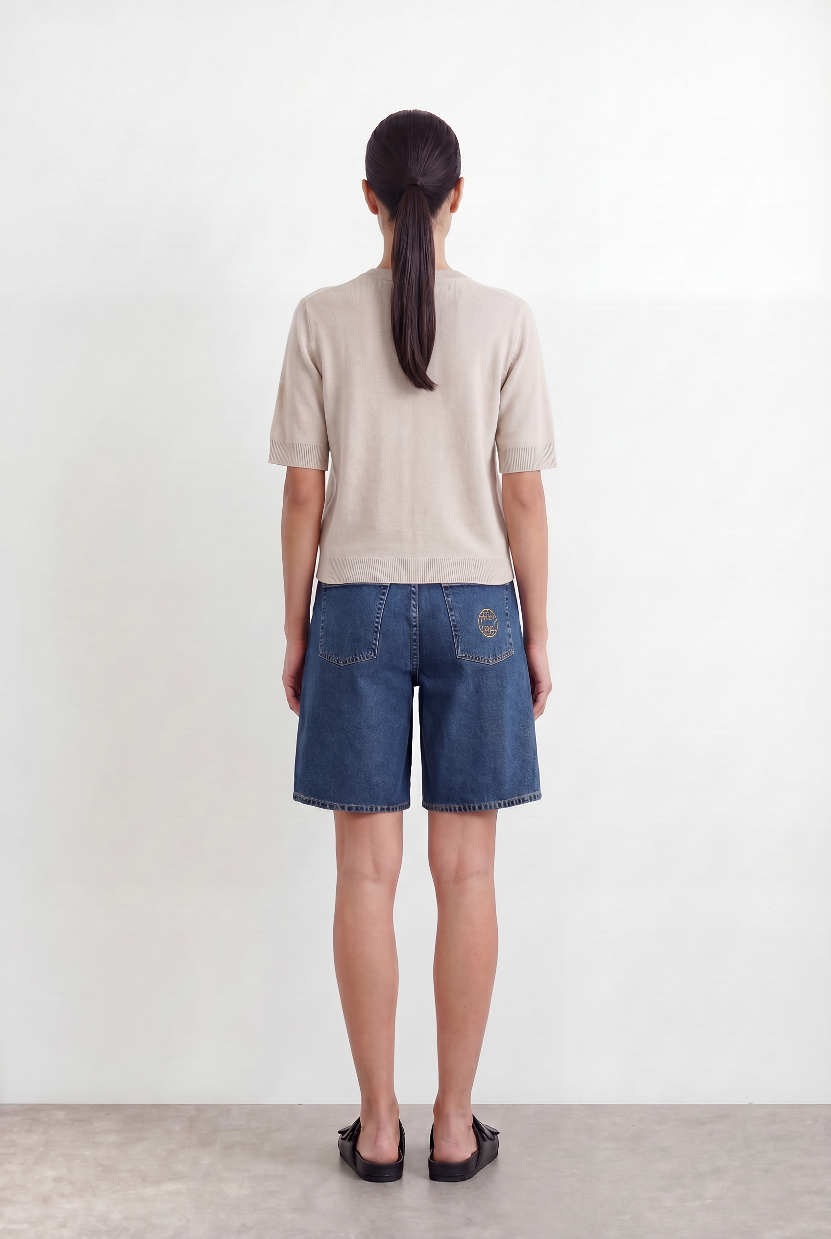Leveté Room - LR-Rillo denim shorts