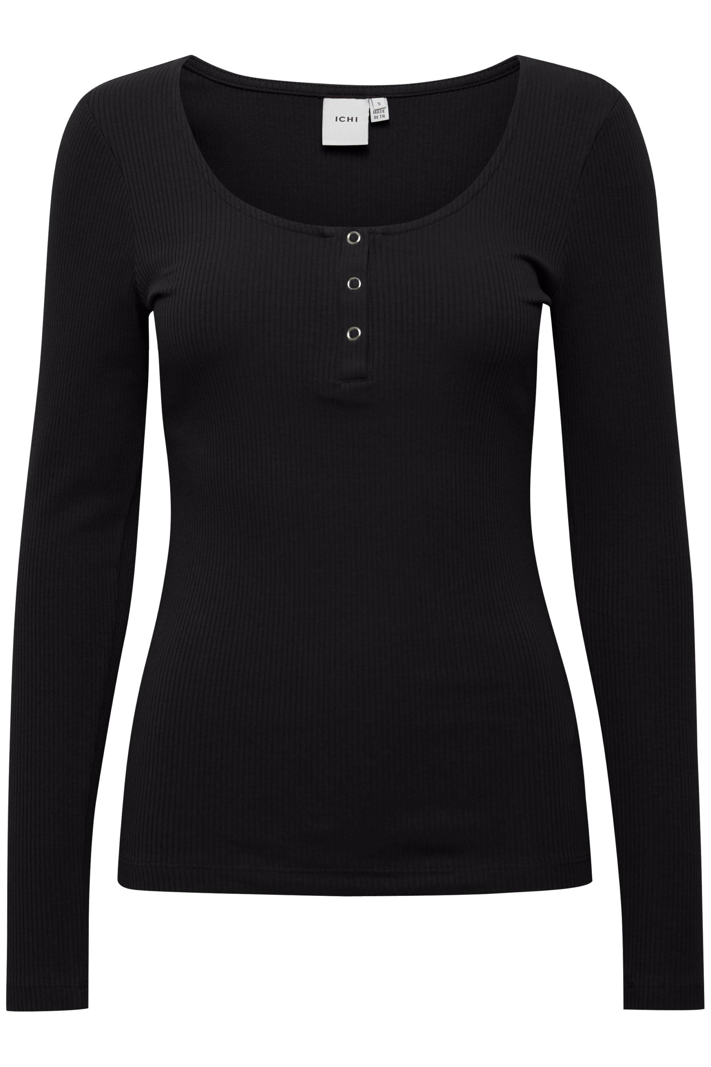 Ichi - IHSuper LS bluse i sort