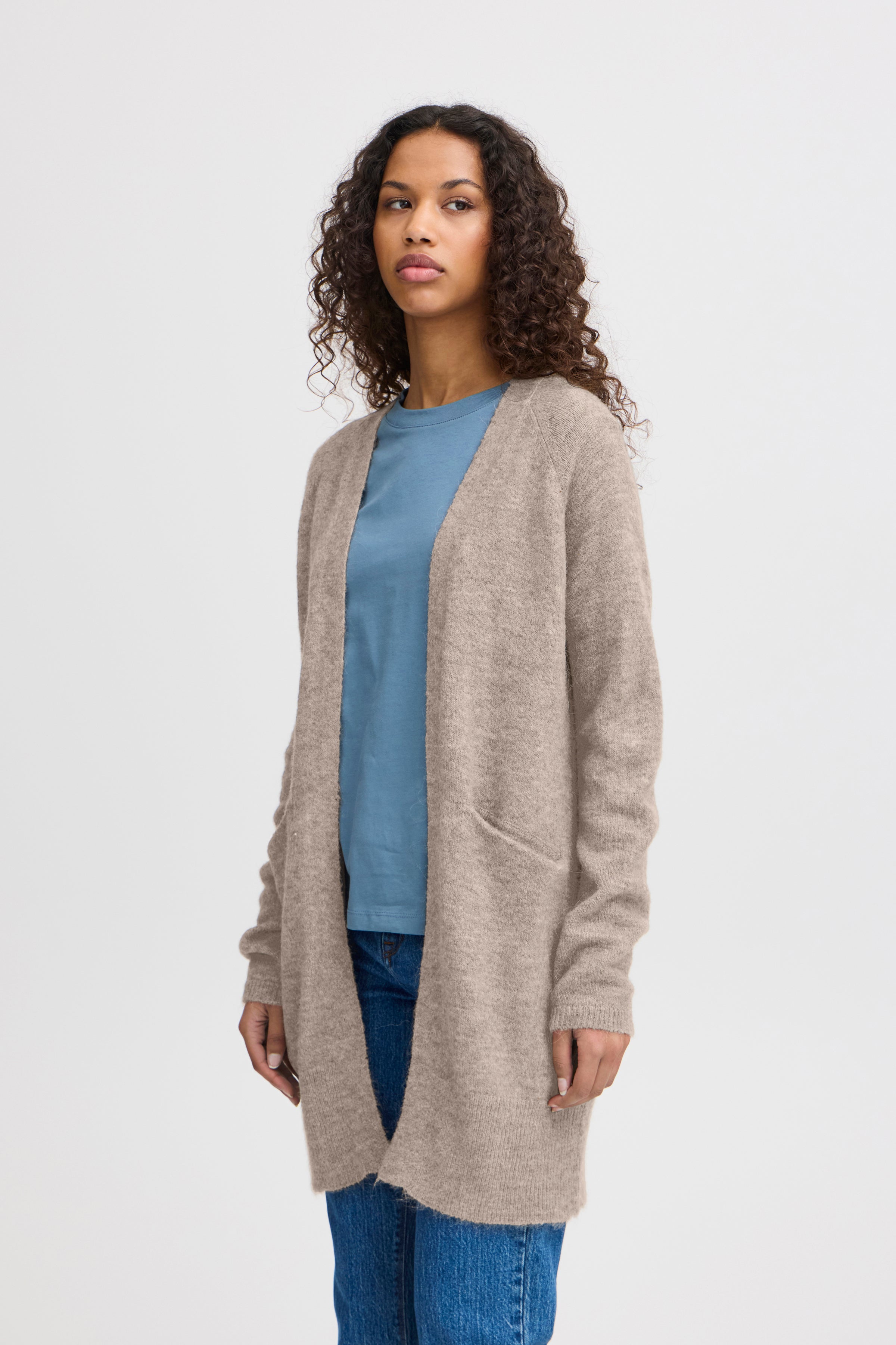 Ichi IHKamara Cardigan, Sand