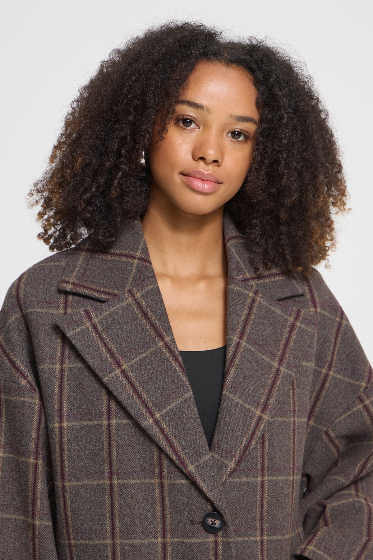 Ichi - IHEmmalu Jakke Brown Check