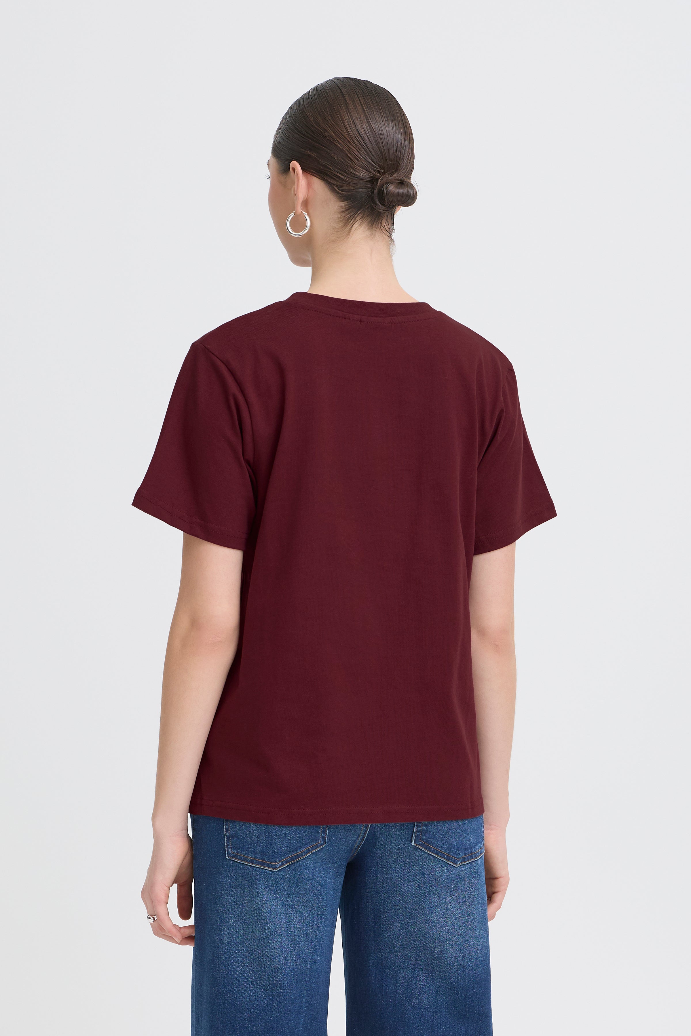 Ichi - IHPALMER LOOSE T-shirt Rød