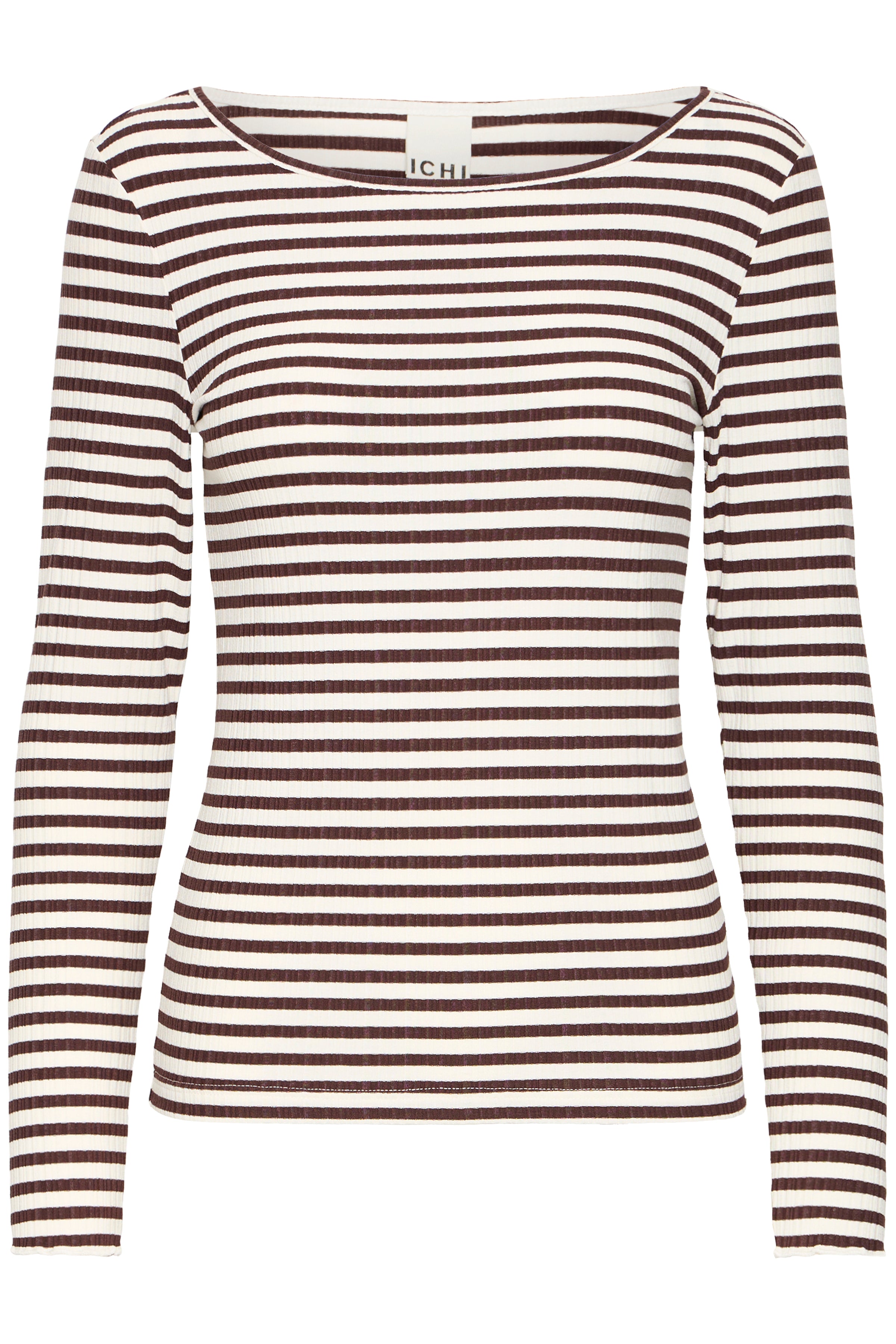 Ichi - IHCella stribet bluse i rib