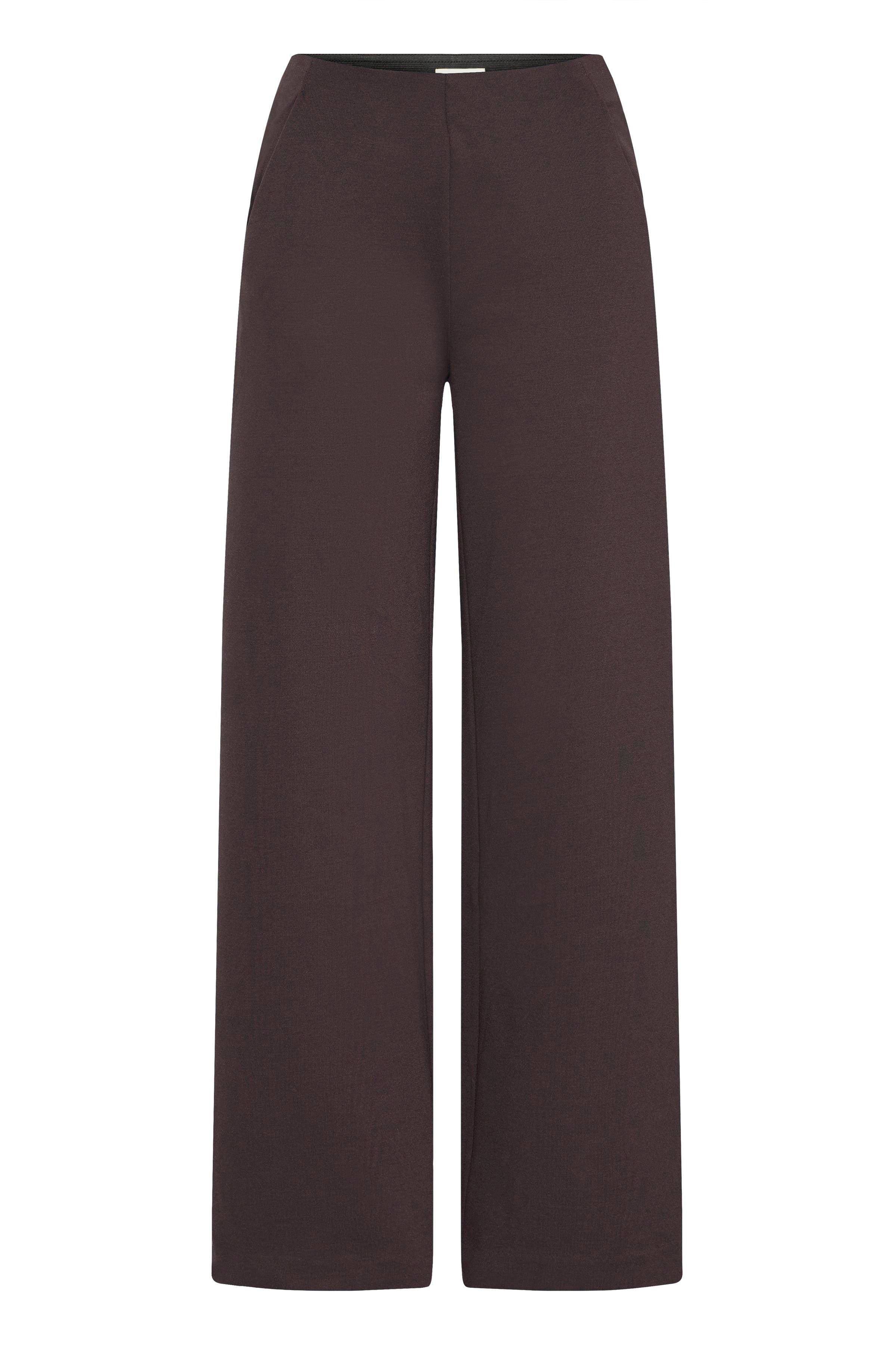 Ichi - IHKate Wide pants i mørkebrun