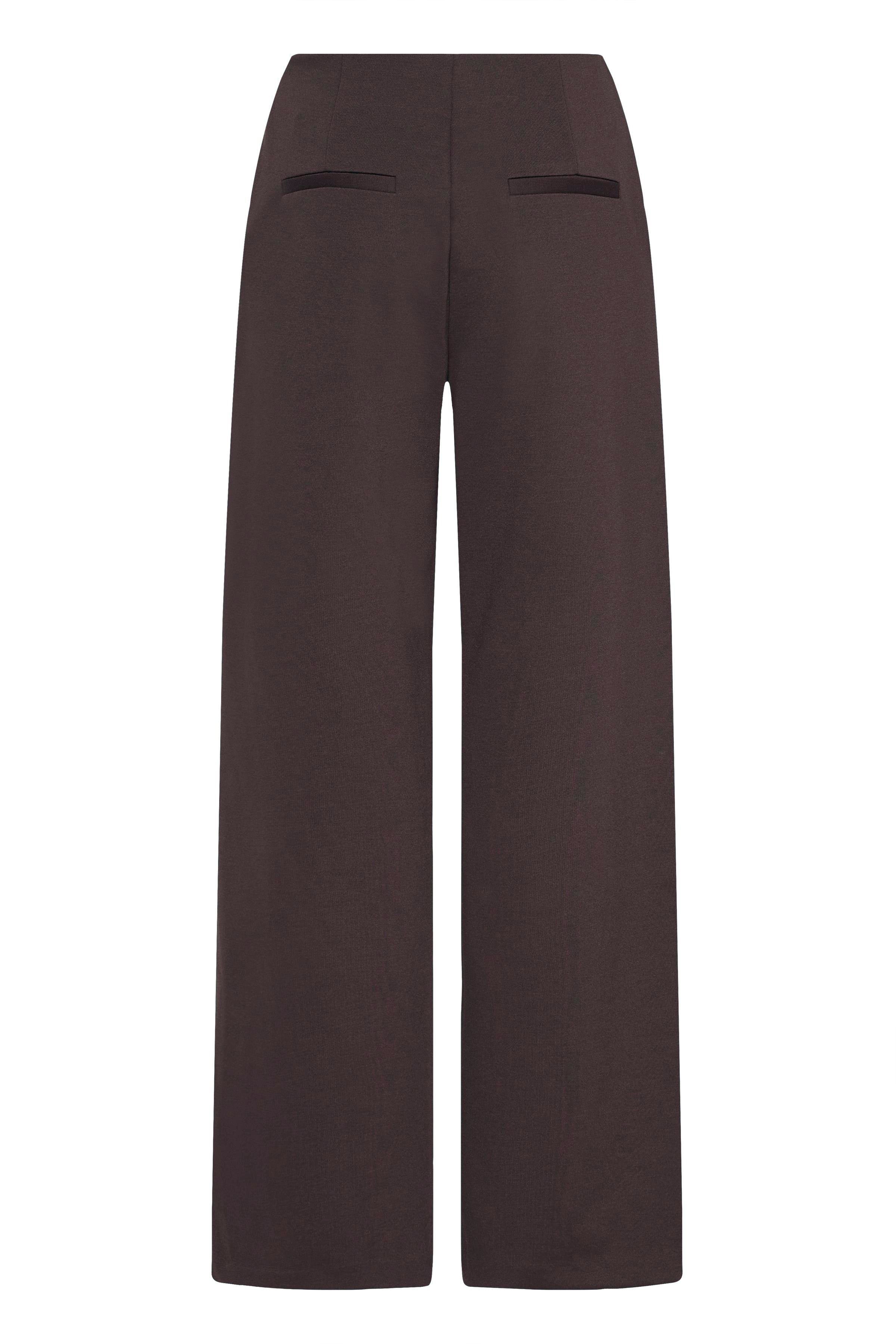 Ichi - IHKate Wide pants i mørkebrun