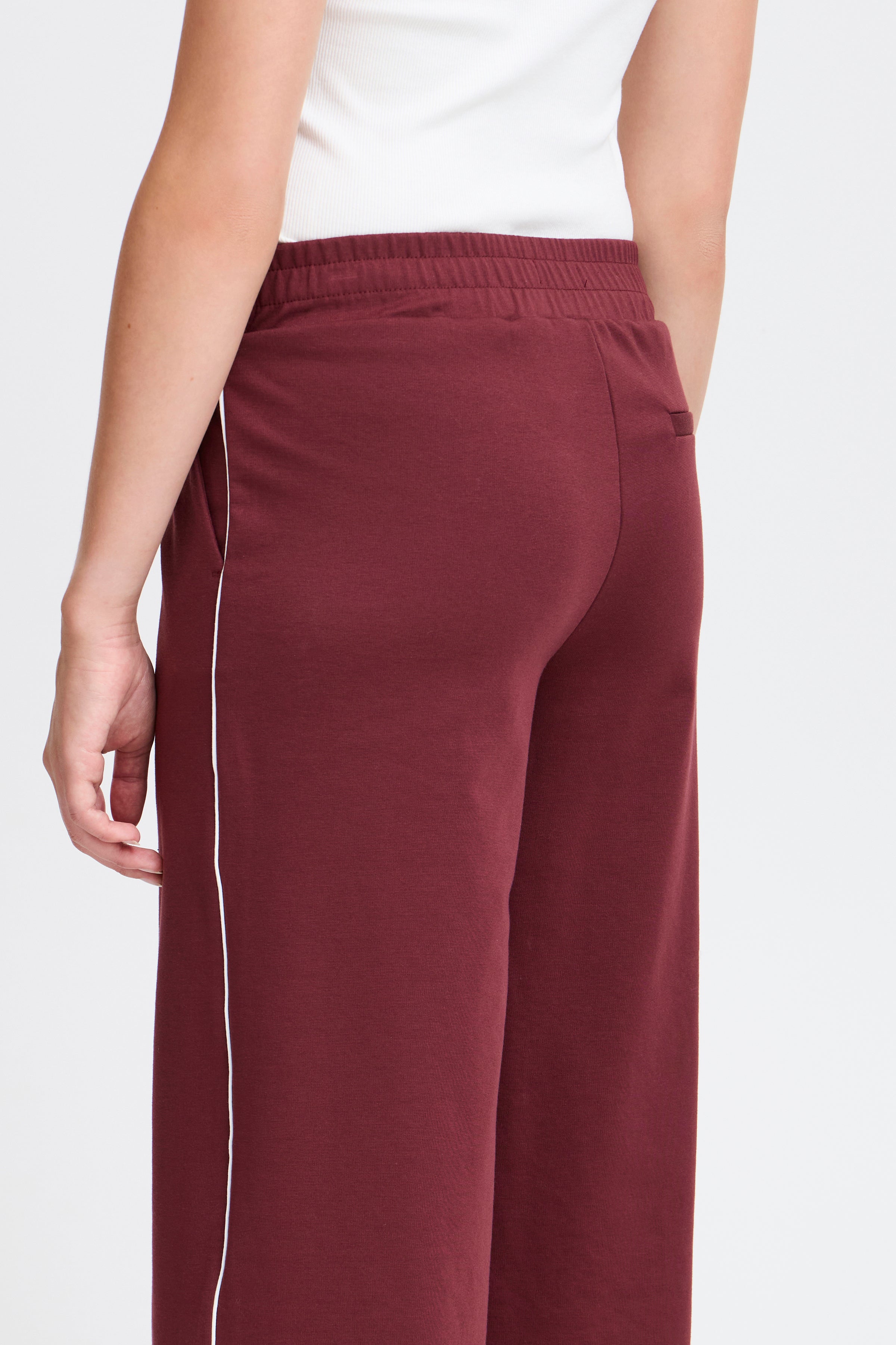 Ichi IXKate Wide pant, bordeaux