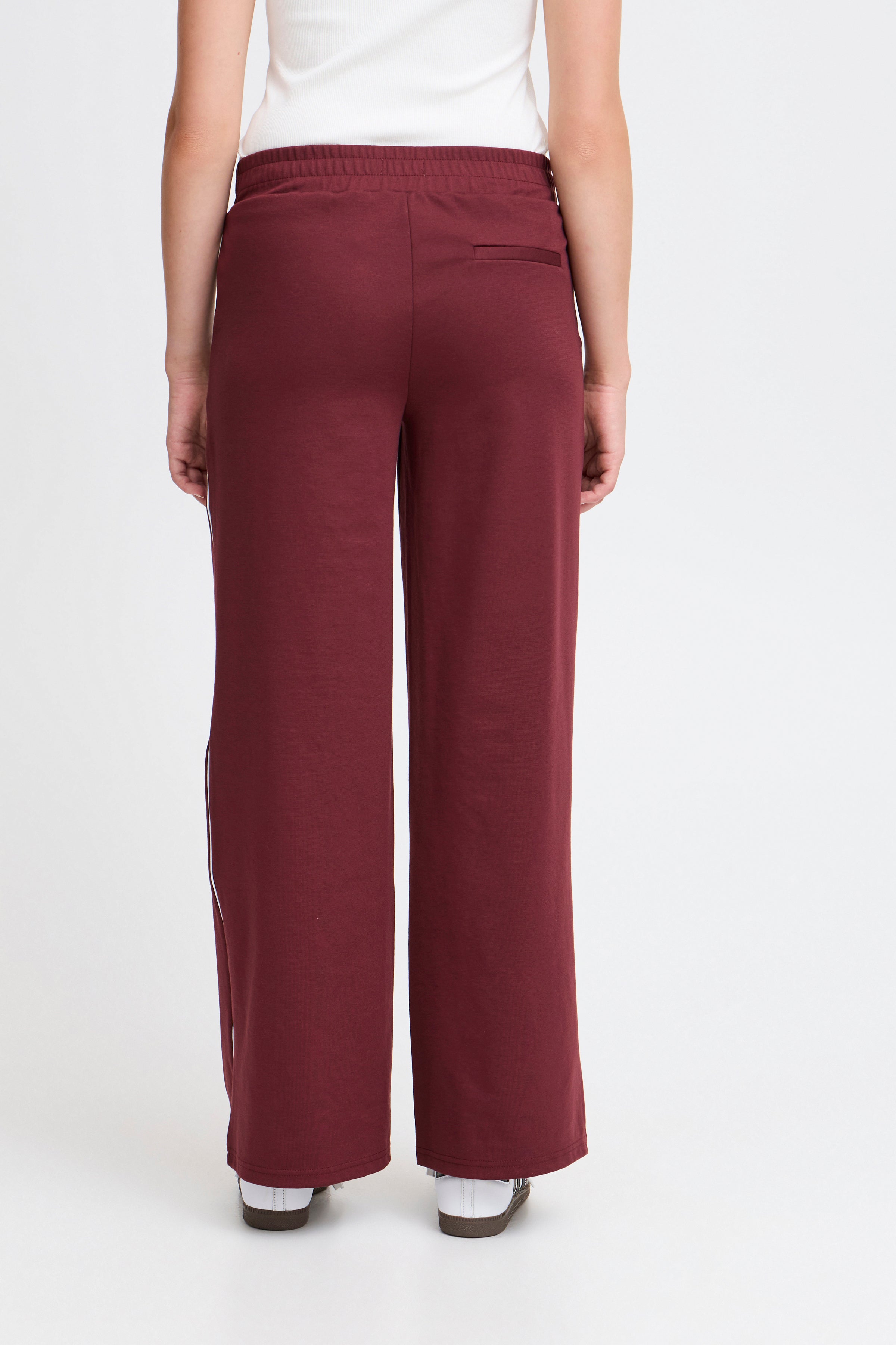 Ichi IXKate Wide pant, bordeaux